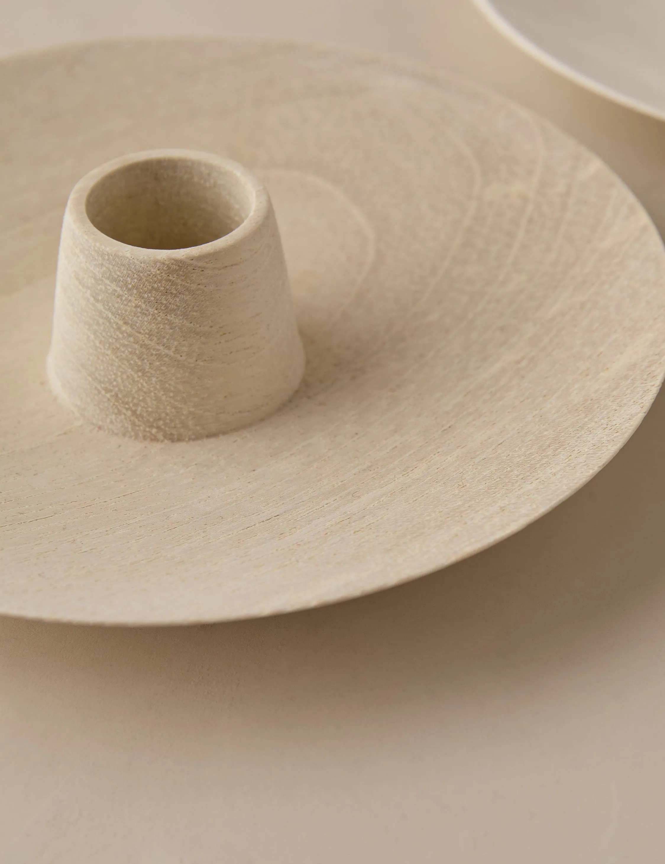 Round Taper Holders (Set of 2) by Itza Wood Lulu and Georgia