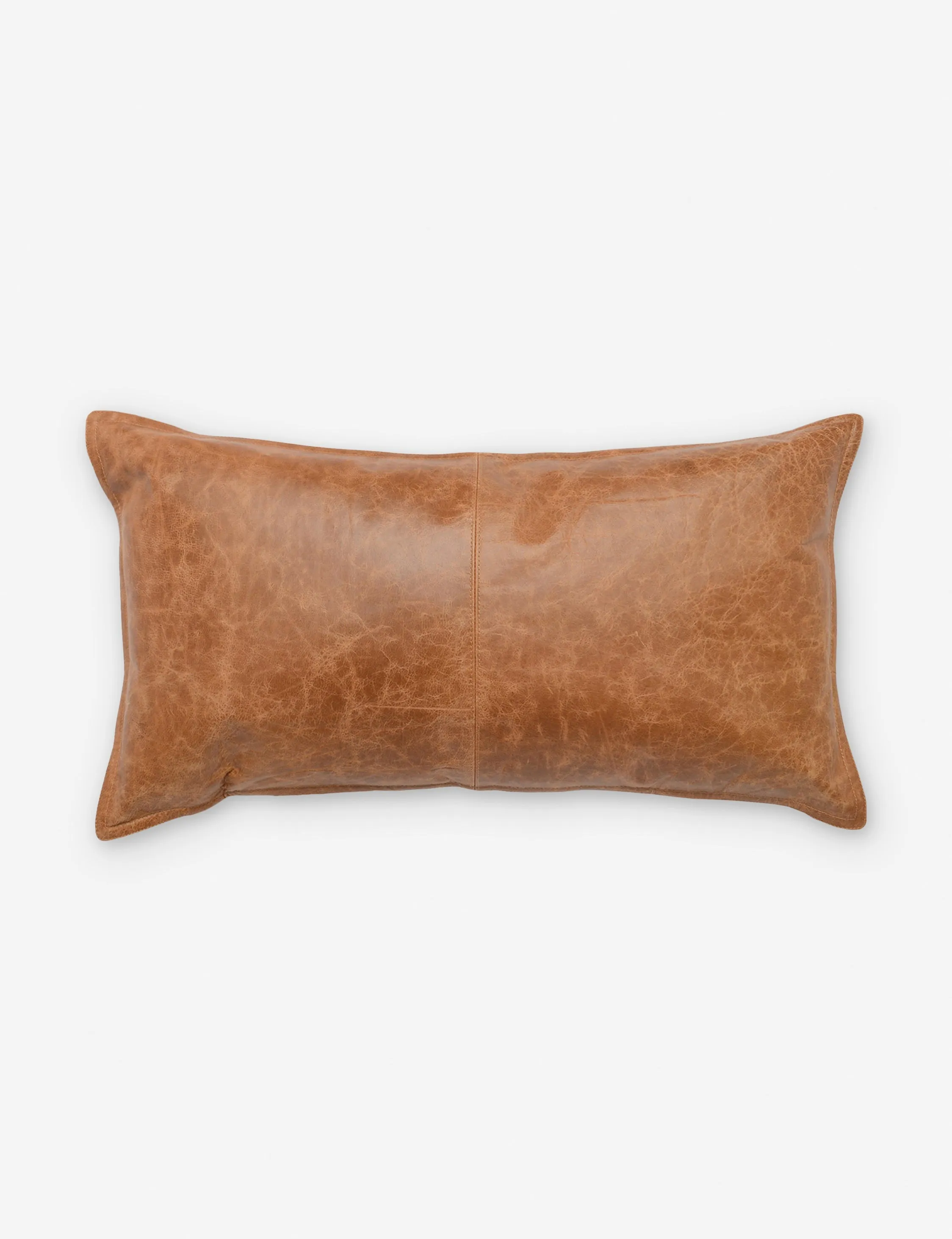 Sabrea Leather Lumbar Pillow Lulu and Georgia