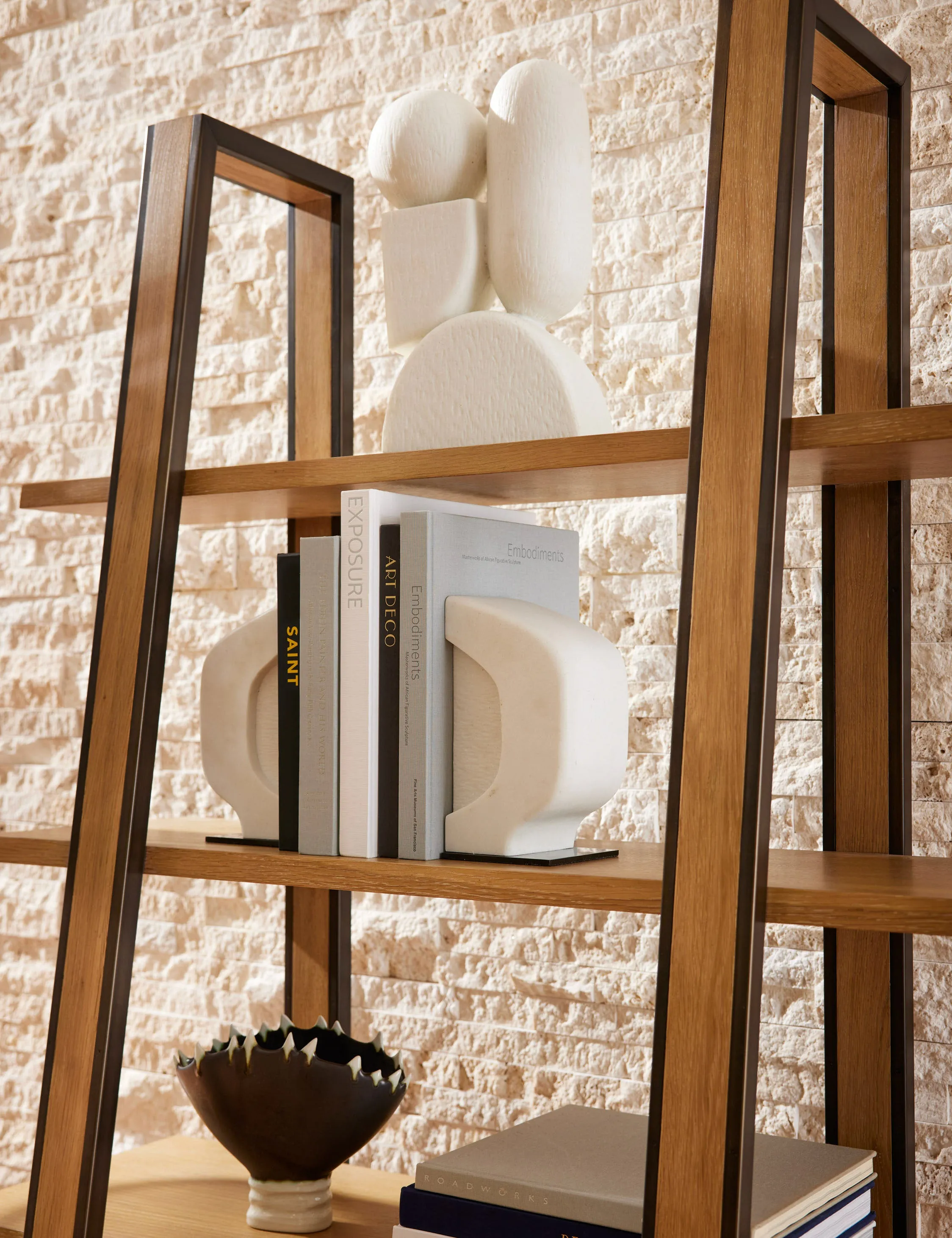 Saffron Bookends (Set of 2) by Arteriors Lulu and Georgia
