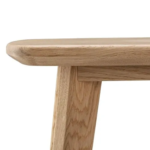 Salters Oak Console Table With Storage Funky Chunky