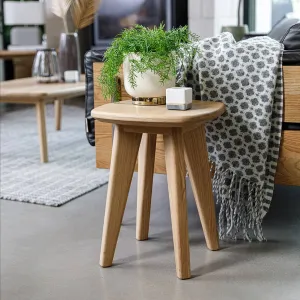 Salters Oak Side Table Funky Chunky