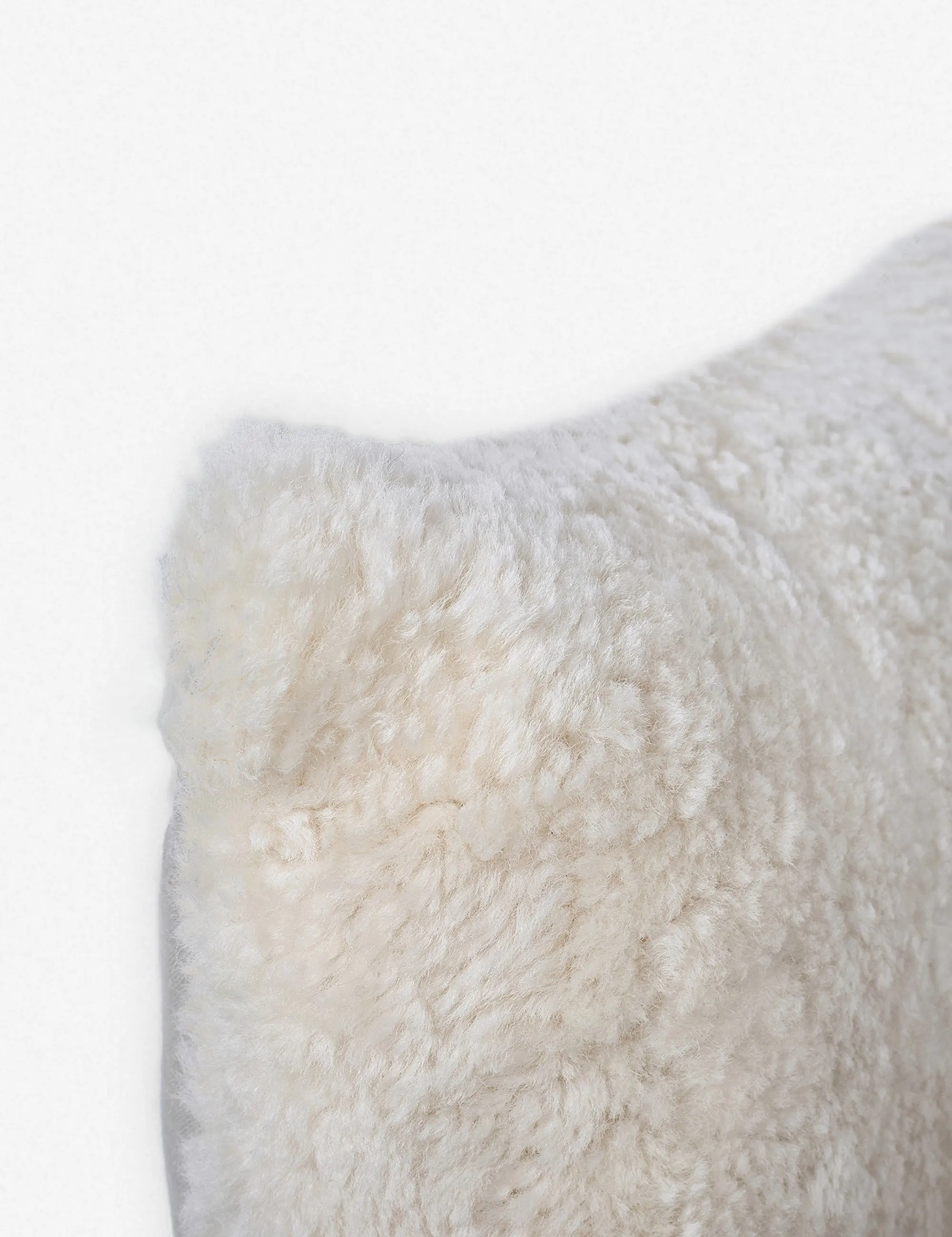 Samaire Shearling Lumbar Pillow Lulu and Georgia