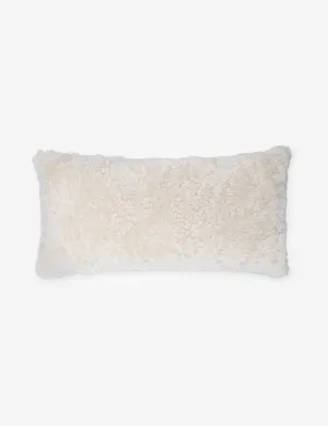 Samaire Shearling Lumbar Pillow Lulu and Georgia