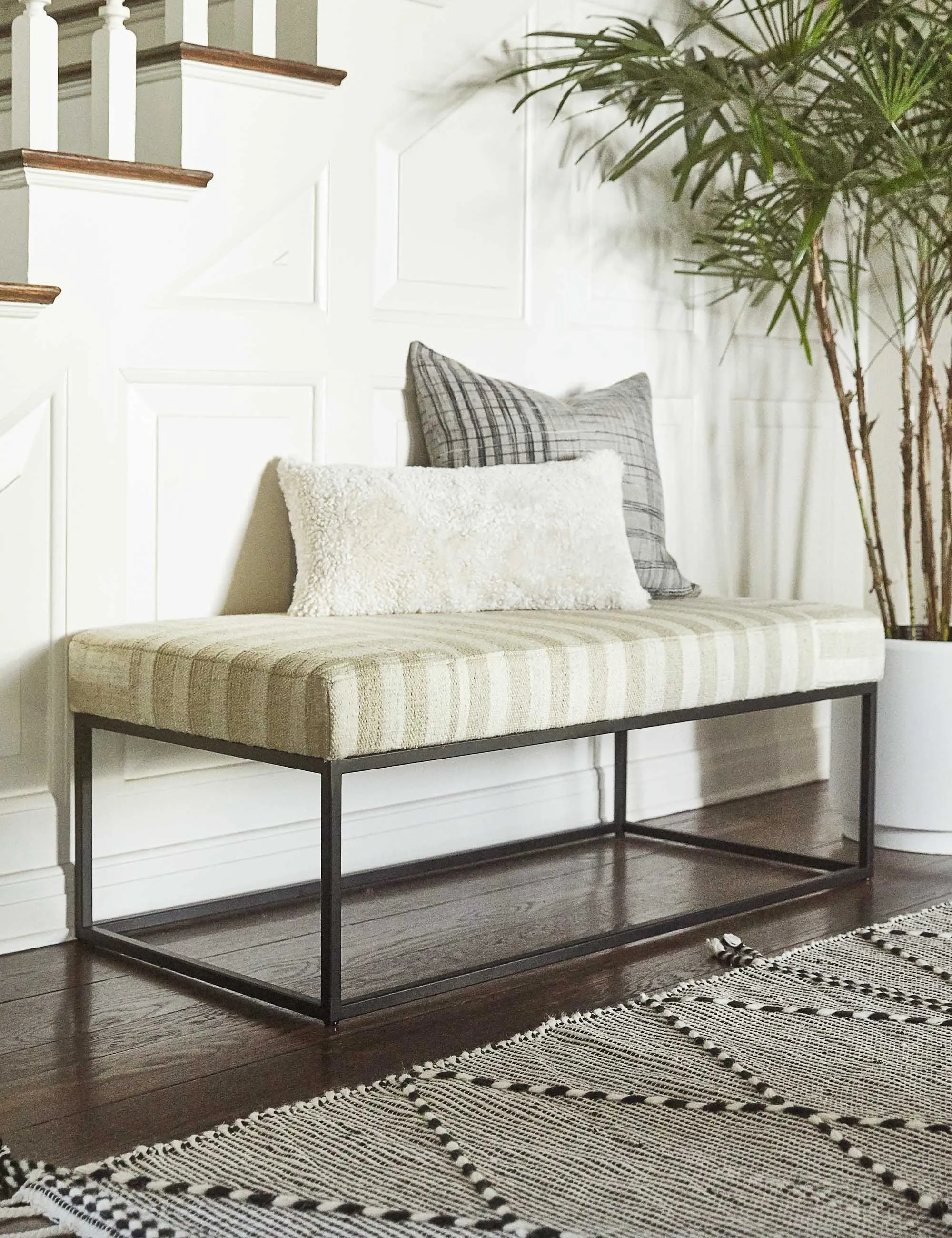 Samaire Shearling Lumbar Pillow Lulu and Georgia