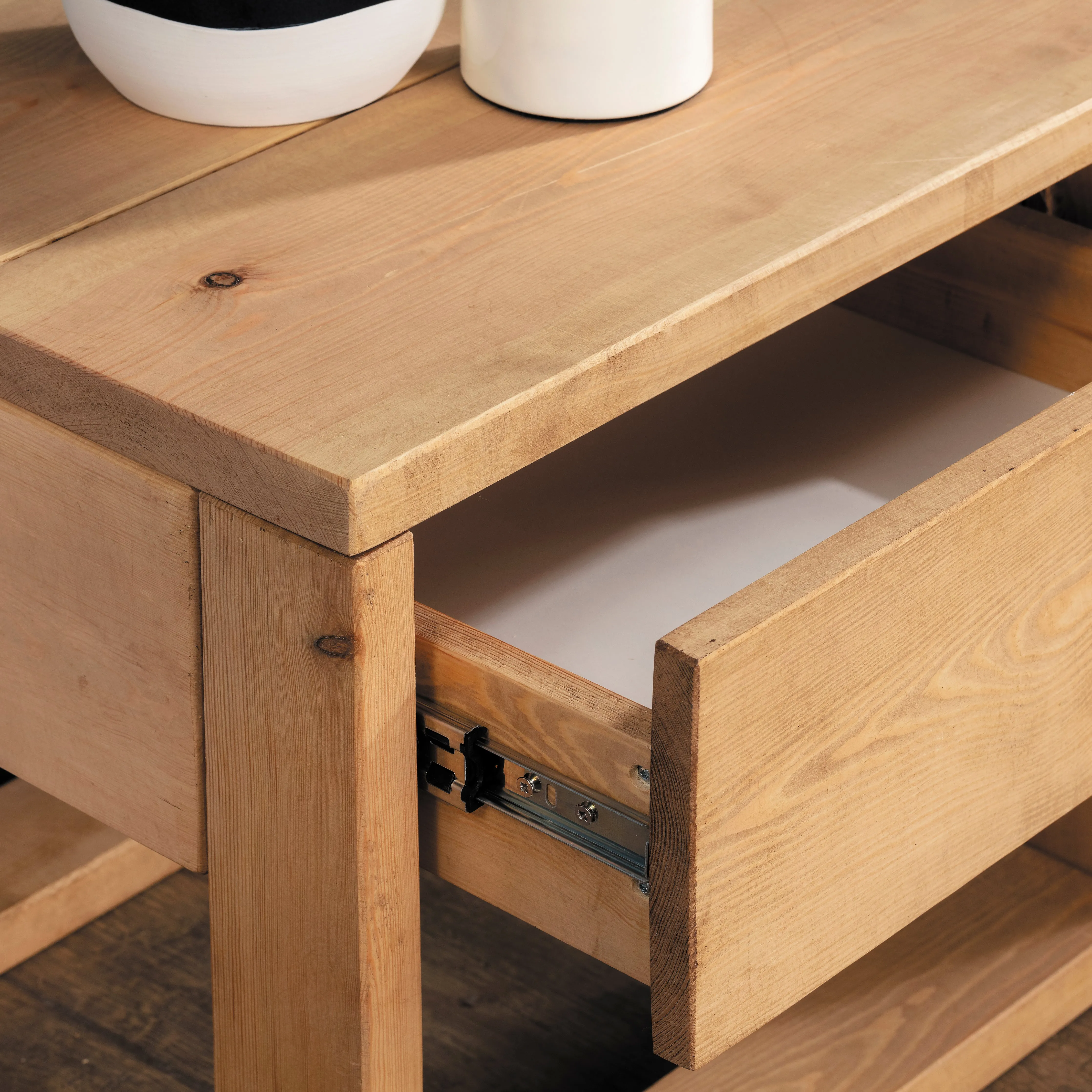 Sandyford Bedside Table With Drawer Funky Chunky