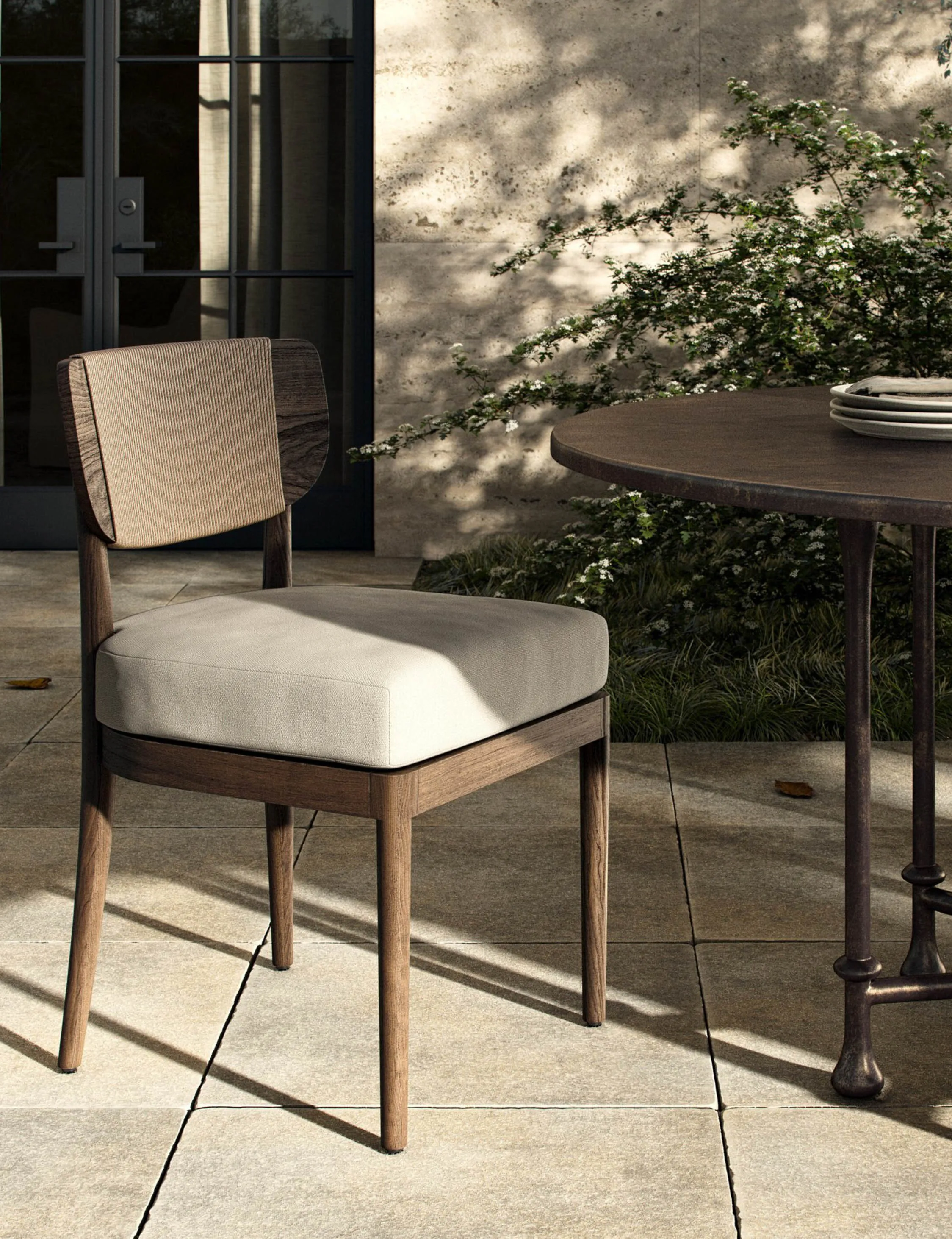 Sarma Indoor / Outdoor Dining Chair by Amber Lewis x Four Hands Lulu and Georgia