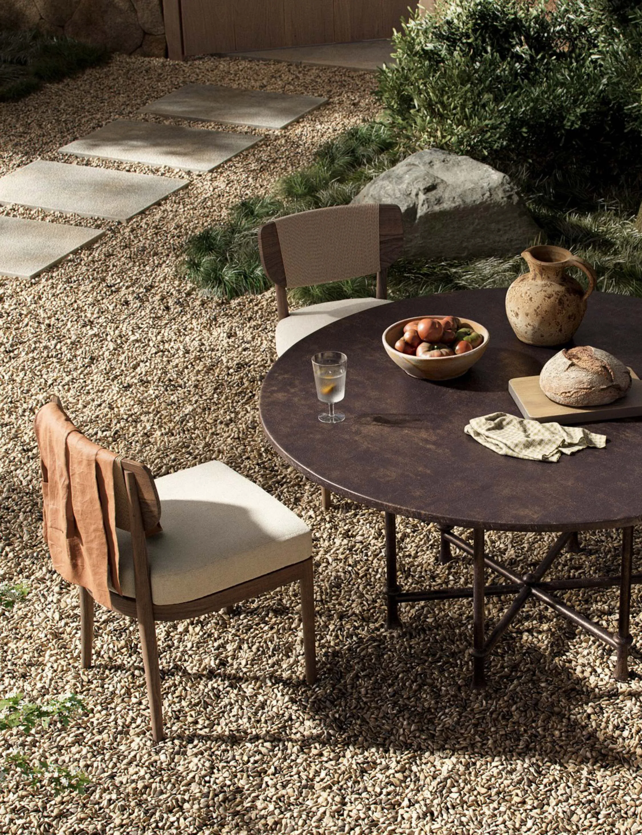Sarma Indoor / Outdoor Dining Chair by Amber Lewis x Four Hands Lulu and Georgia