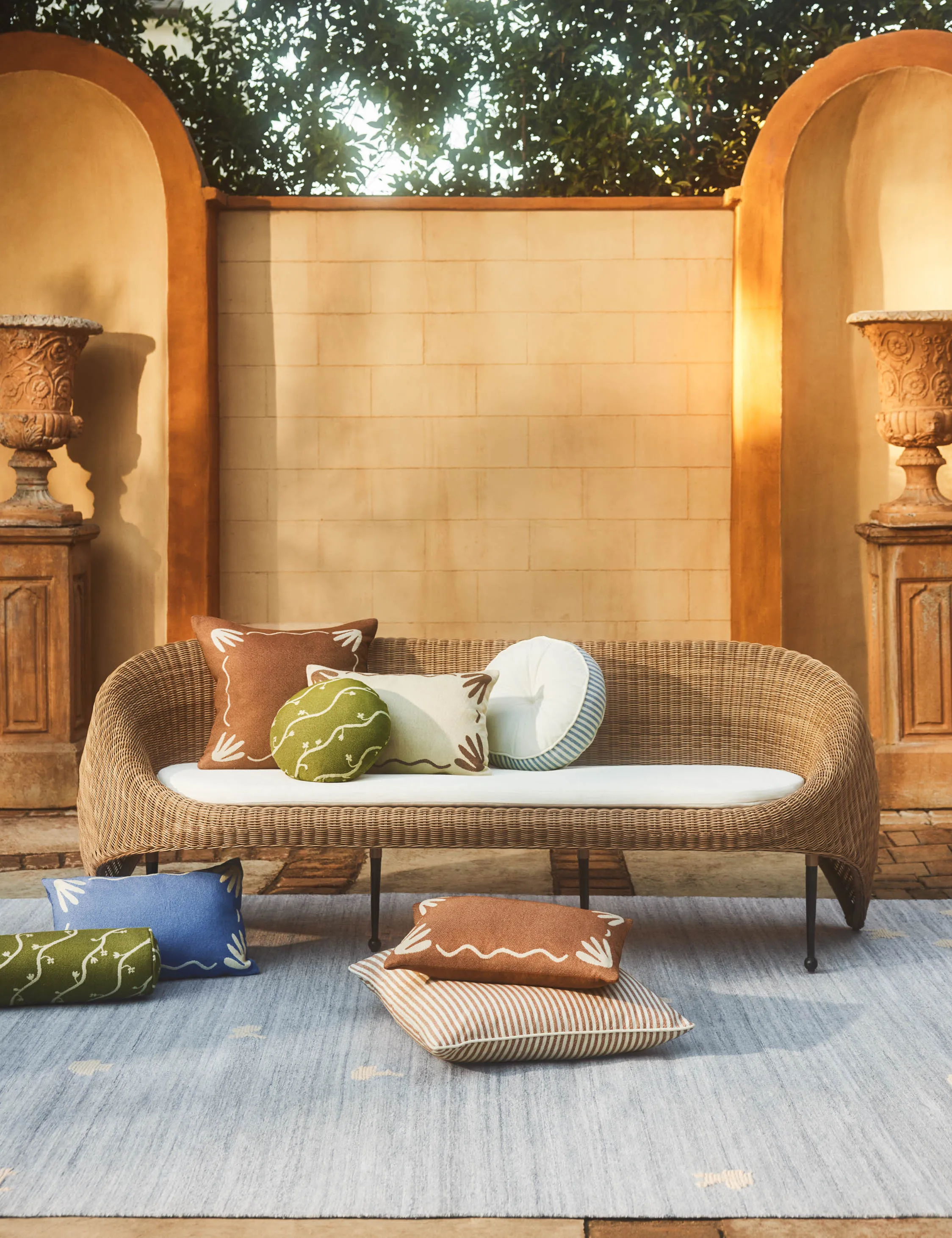 Satu Indoor / Outdoor Pillow by Sarah Sherman Samuel Lulu and Georgia