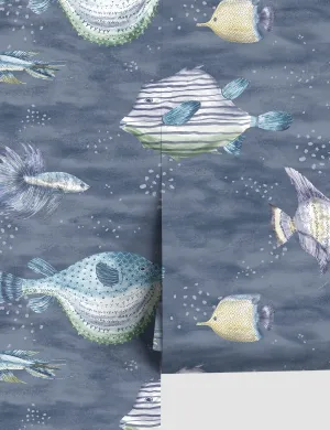 Scalamandre Oceanna Wallpaper by Sandberg Lulu and Georgia