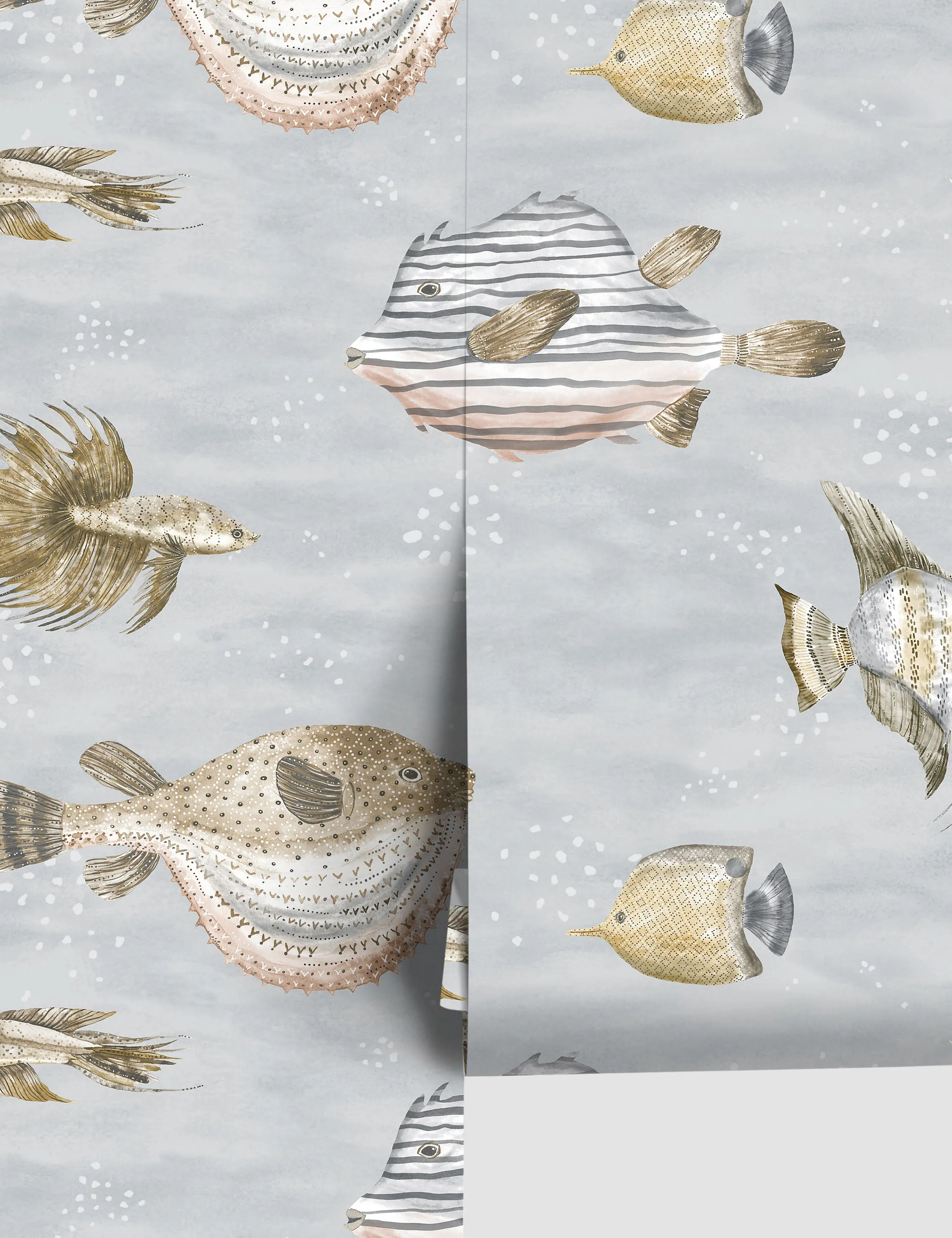 Scalamandre Oceanna Wallpaper by Sandberg Lulu and Georgia