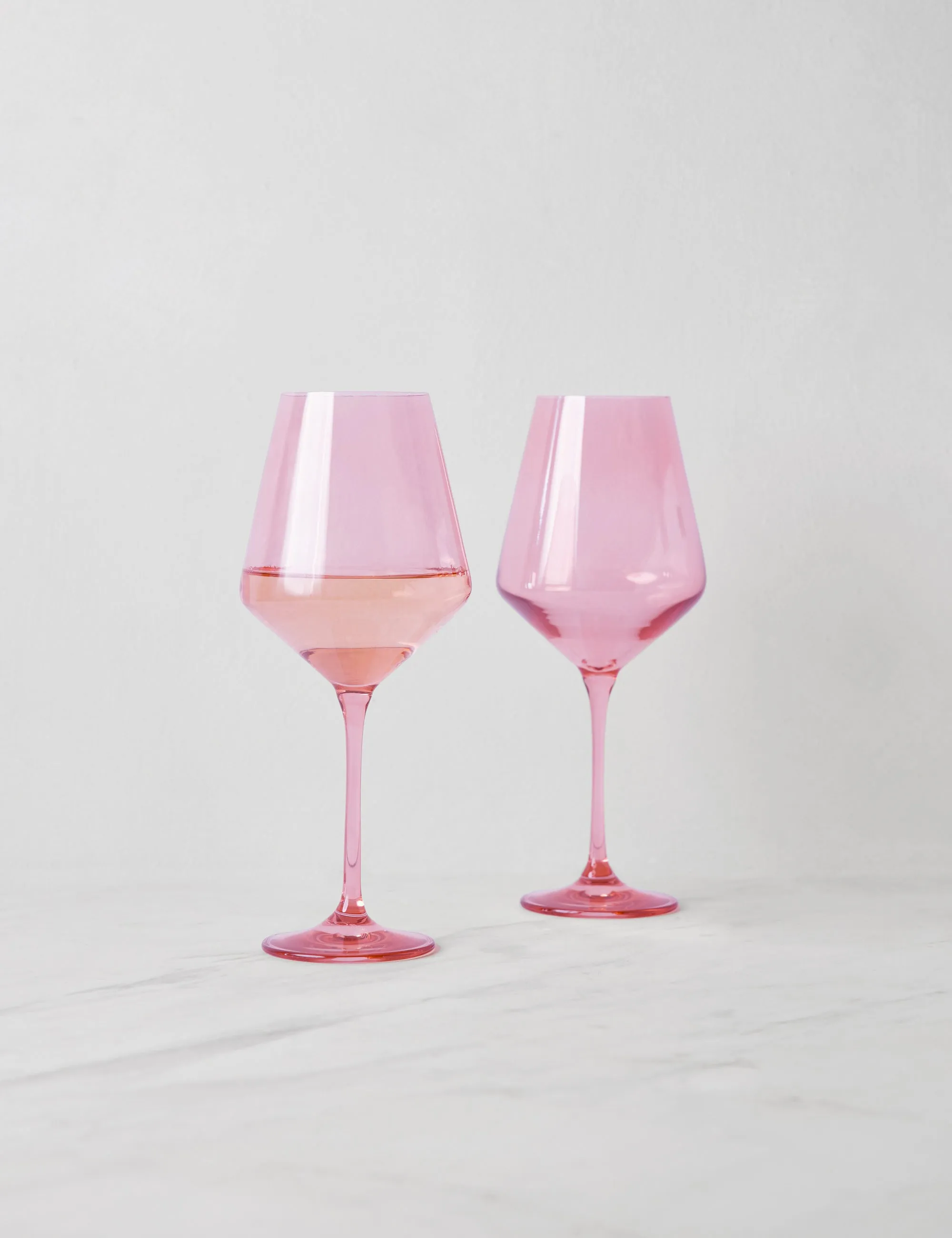 Stemware (Set of 2) by Estelle Colored Glass Lulu and Georgia