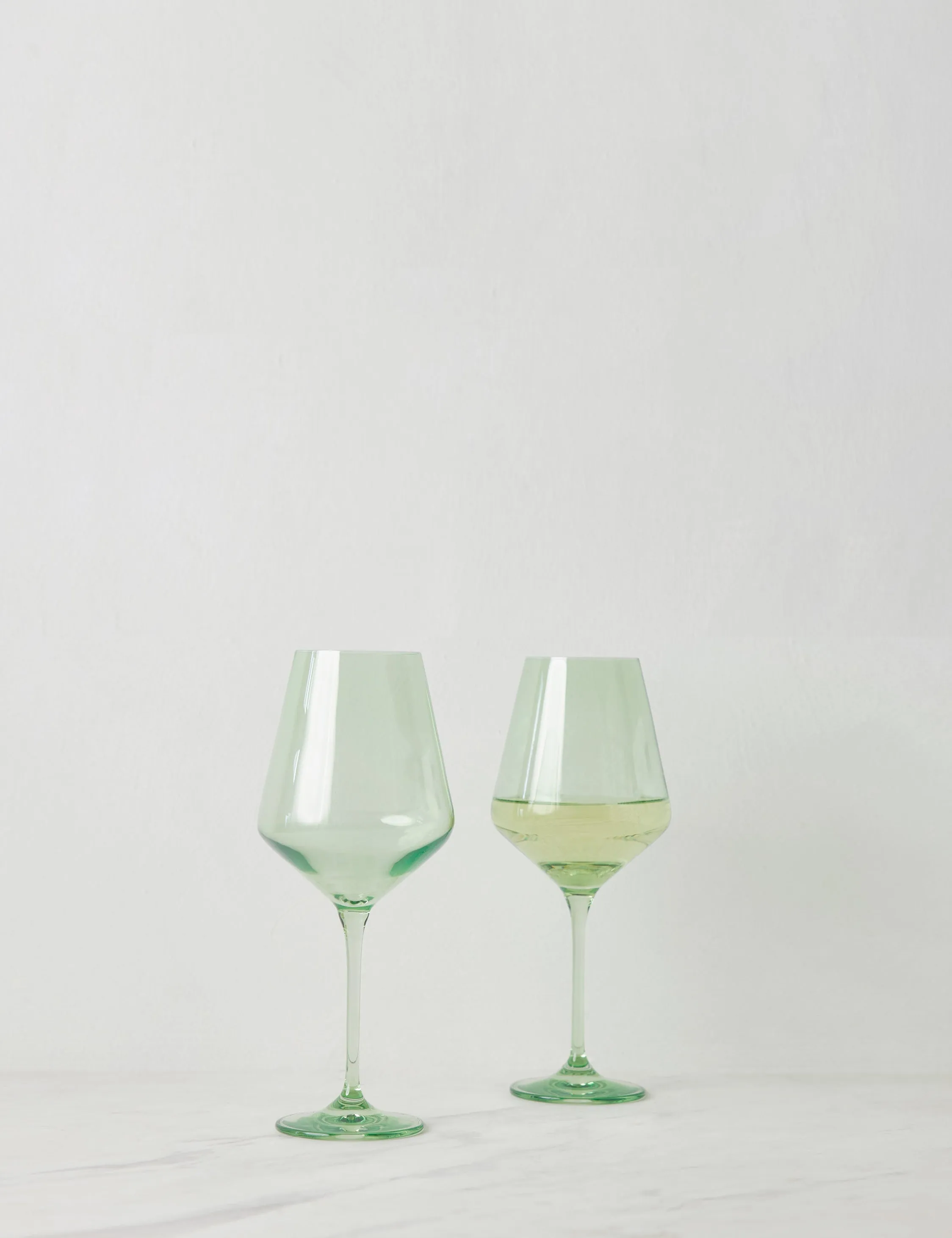 Stemware (Set of 2) by Estelle Colored Glass Lulu and Georgia