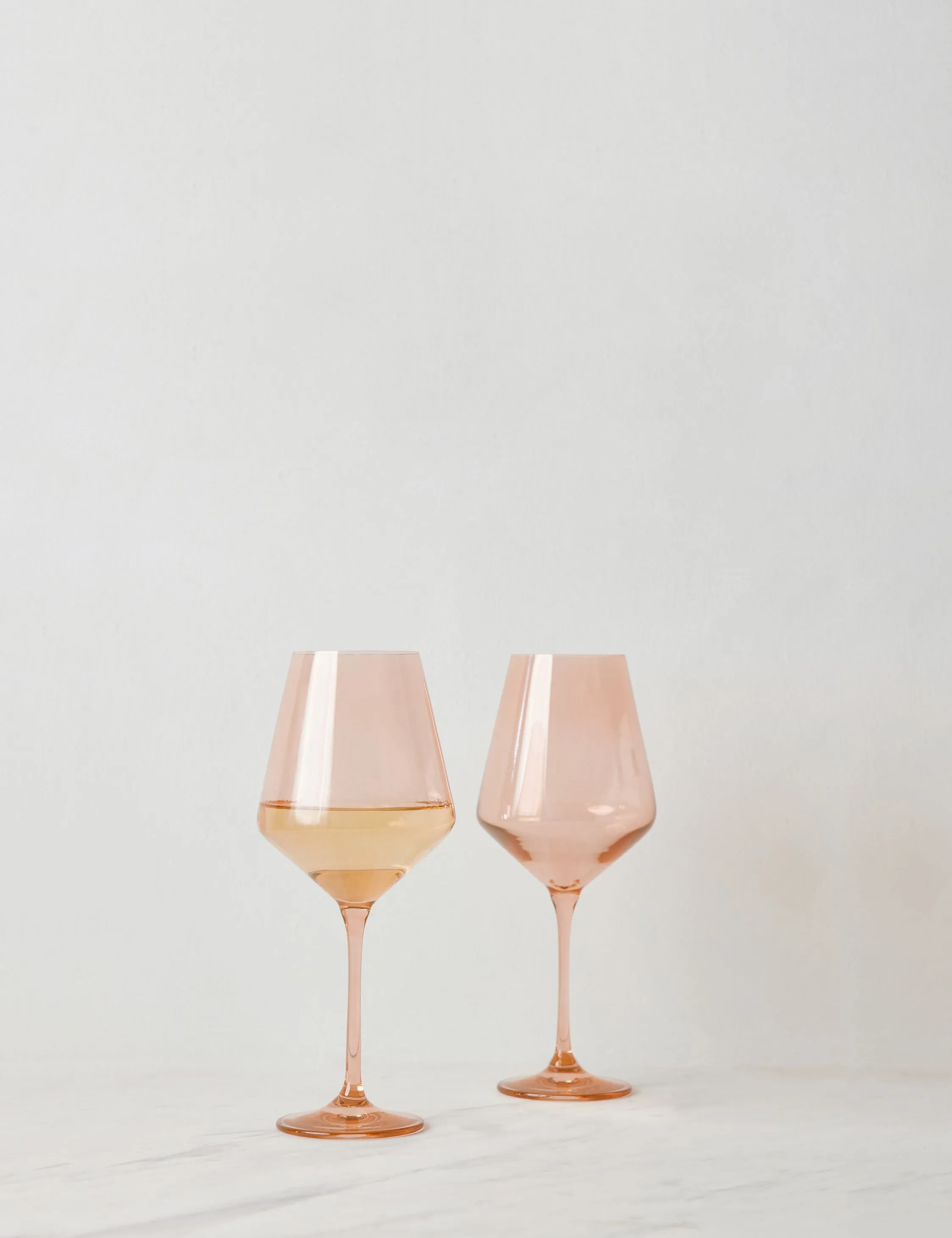 Stemware (Set of 2) by Estelle Colored Glass Lulu and Georgia