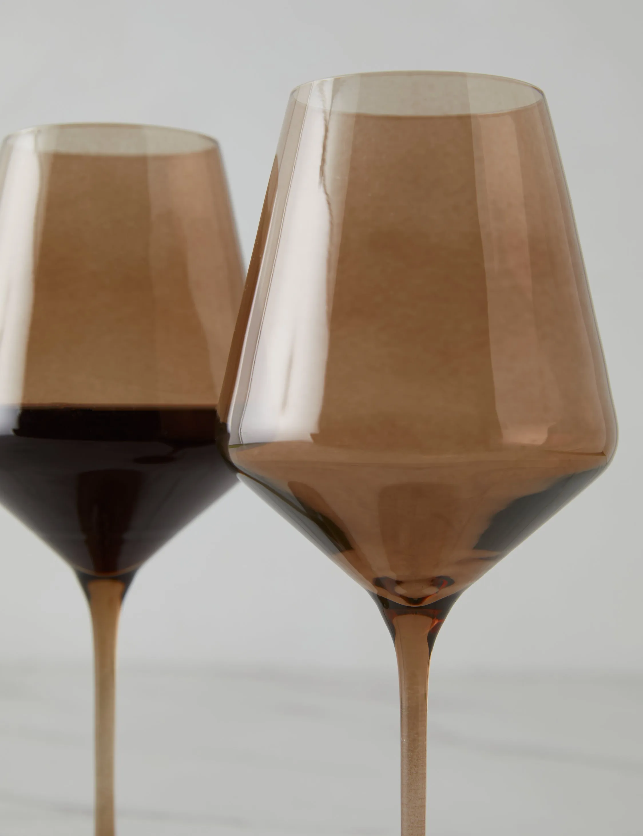 Stemware (Set of 2) by Estelle Colored Glass Lulu and Georgia
