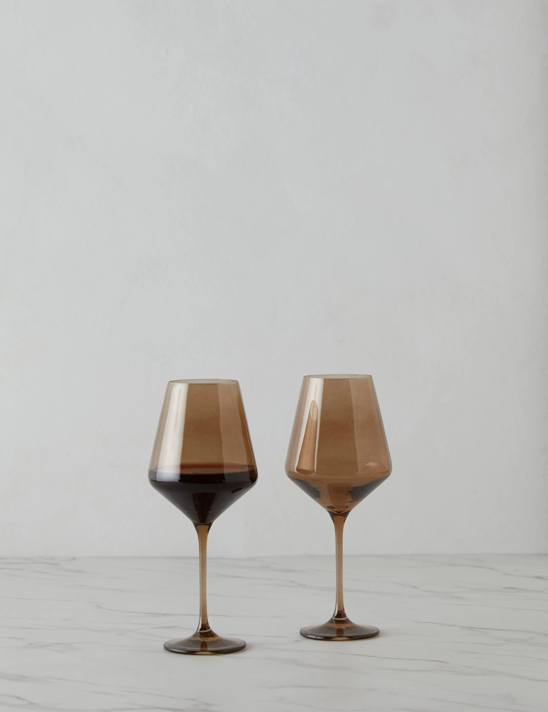 Stemware (Set of 2) by Estelle Colored Glass Lulu and Georgia