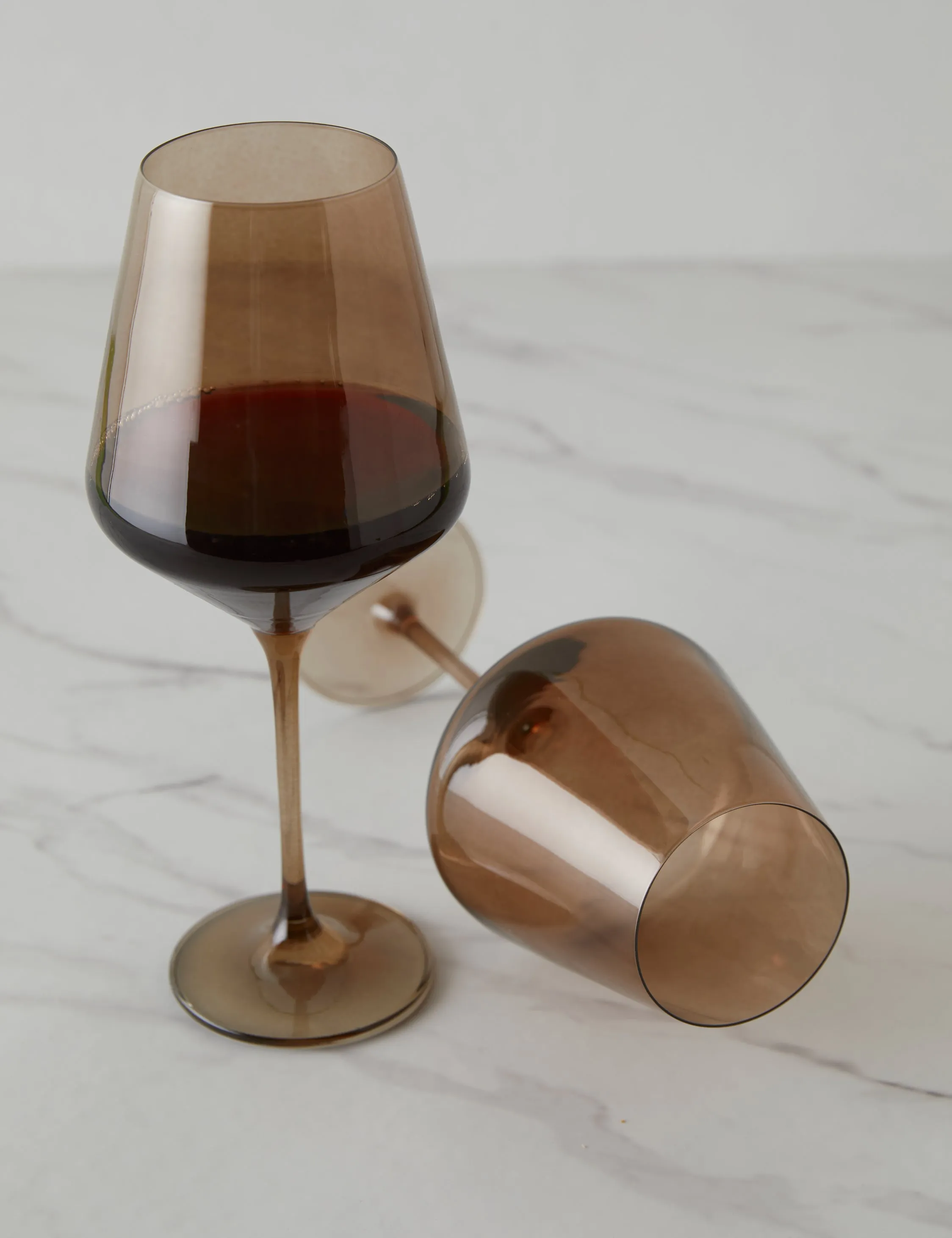 Stemware (Set of 2) by Estelle Colored Glass Lulu and Georgia