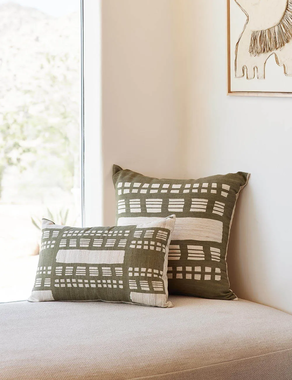 Stonewalk Pillow by Élan Byrd Lulu and Georgia