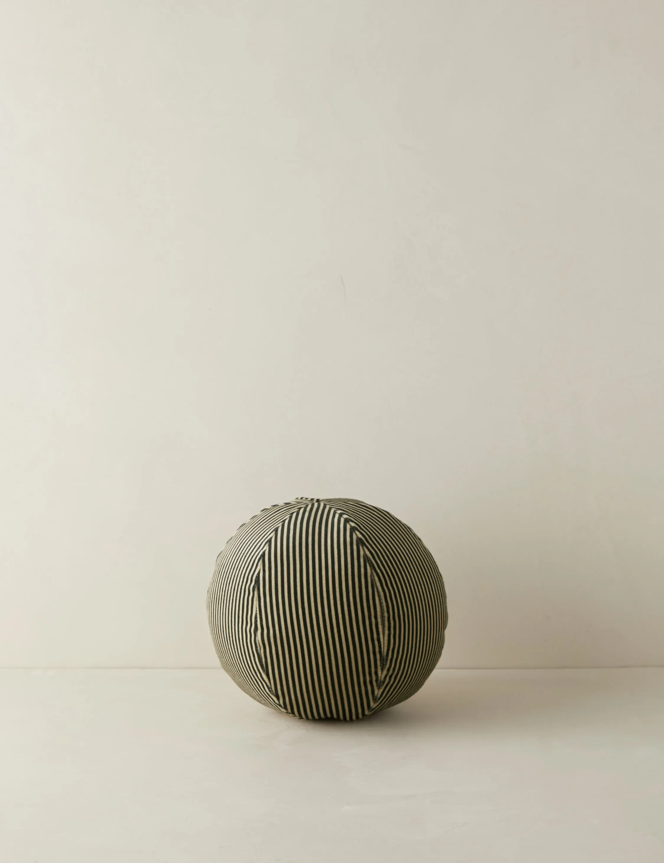 Striped Velvet Ball Pillow by Sarah Sherman Samuel Lulu and Georgia