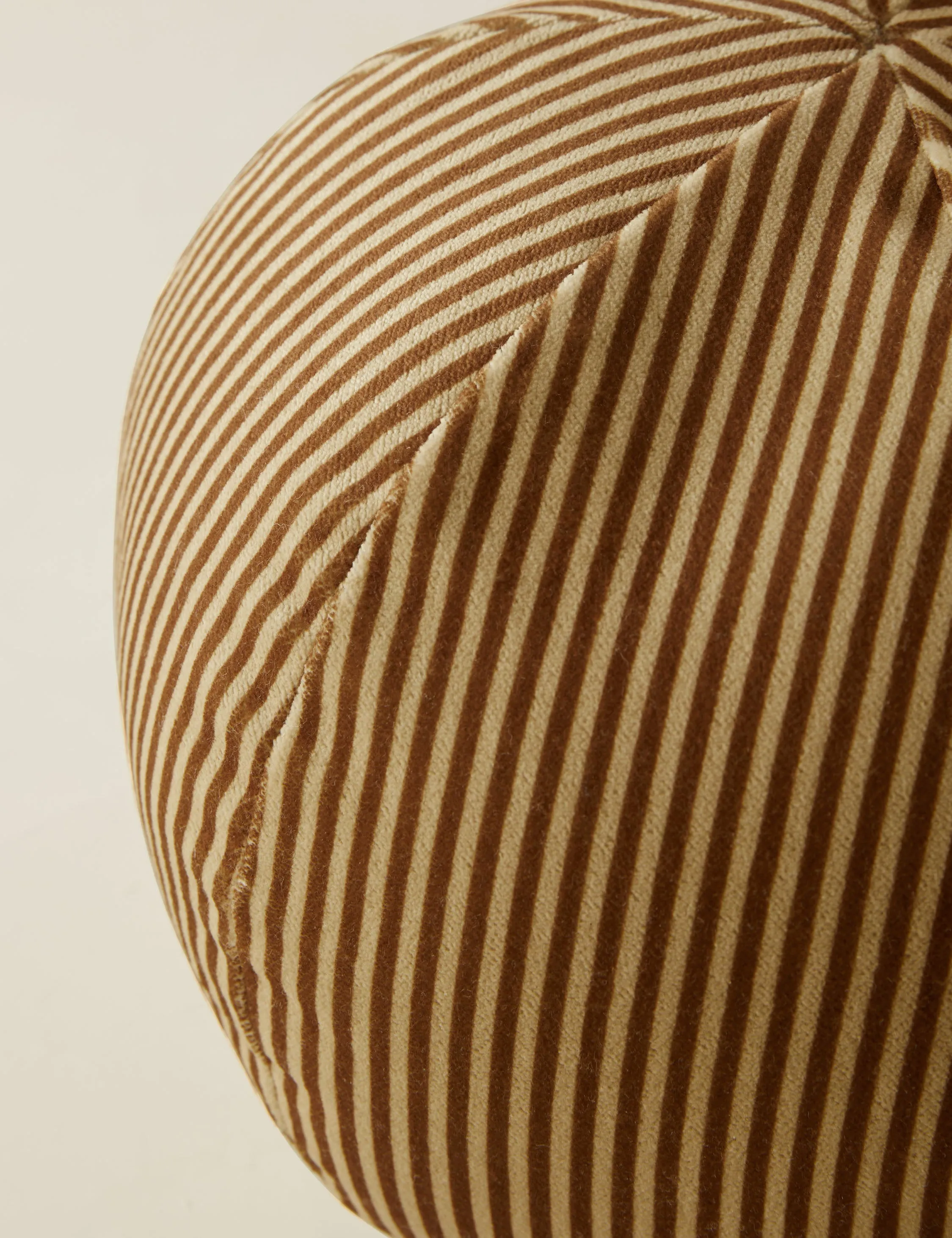 Striped Velvet Ball Pillow by Sarah Sherman Samuel Lulu and Georgia