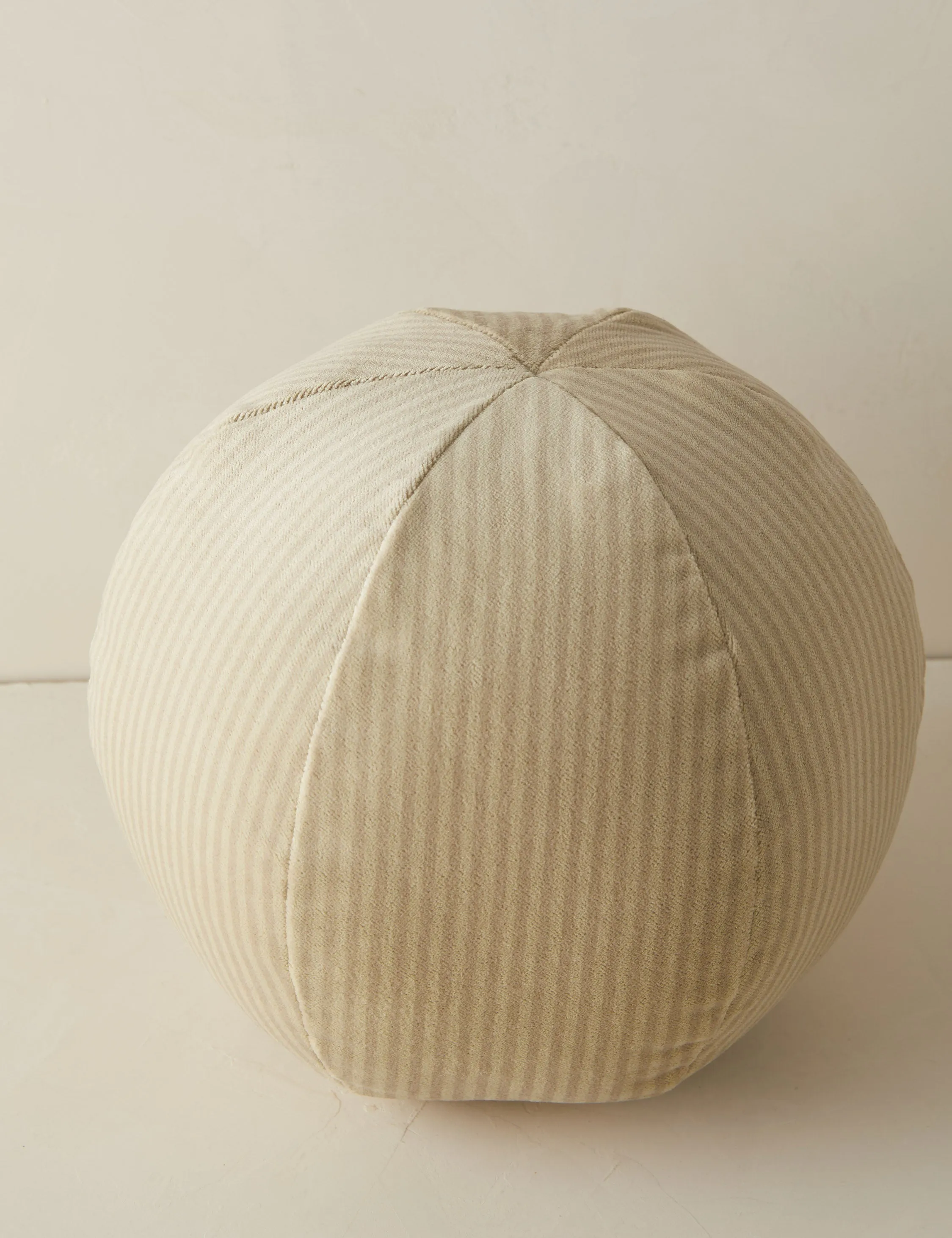 Striped Velvet Ball Pillow by Sarah Sherman Samuel Lulu and Georgia