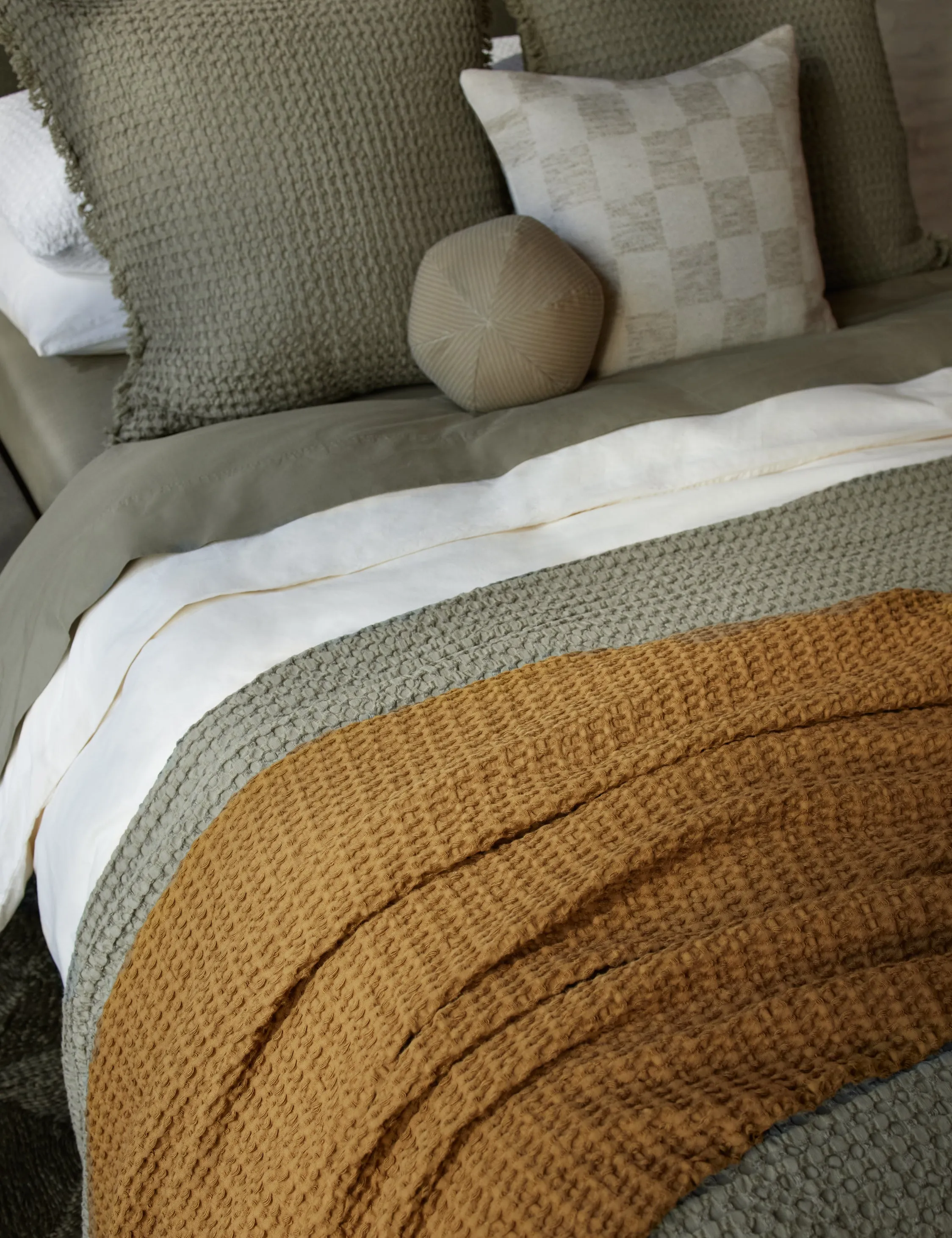Striped Velvet Ball Pillow by Sarah Sherman Samuel Lulu and Georgia