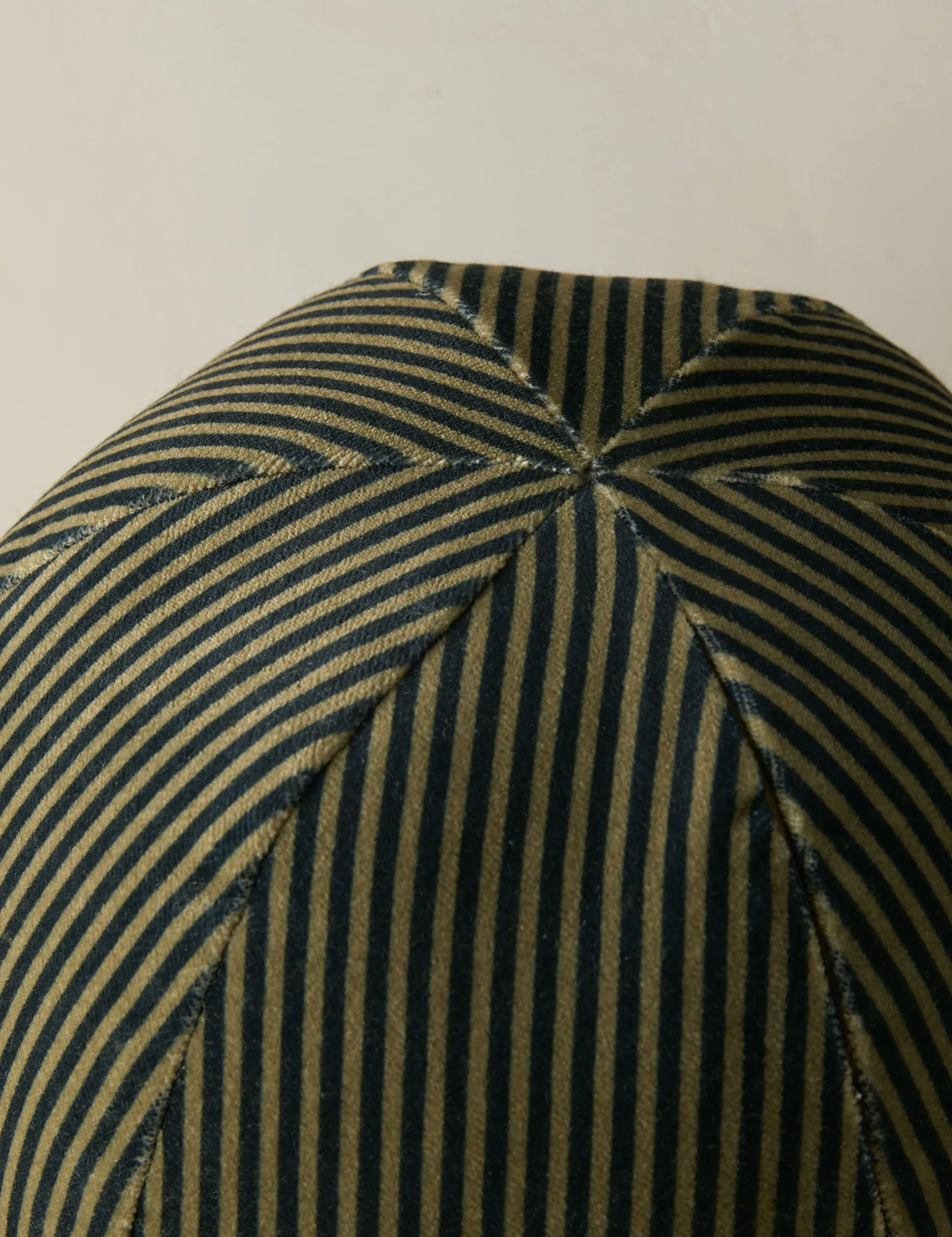 Striped Velvet Ball Pillow by Sarah Sherman Samuel Lulu and Georgia