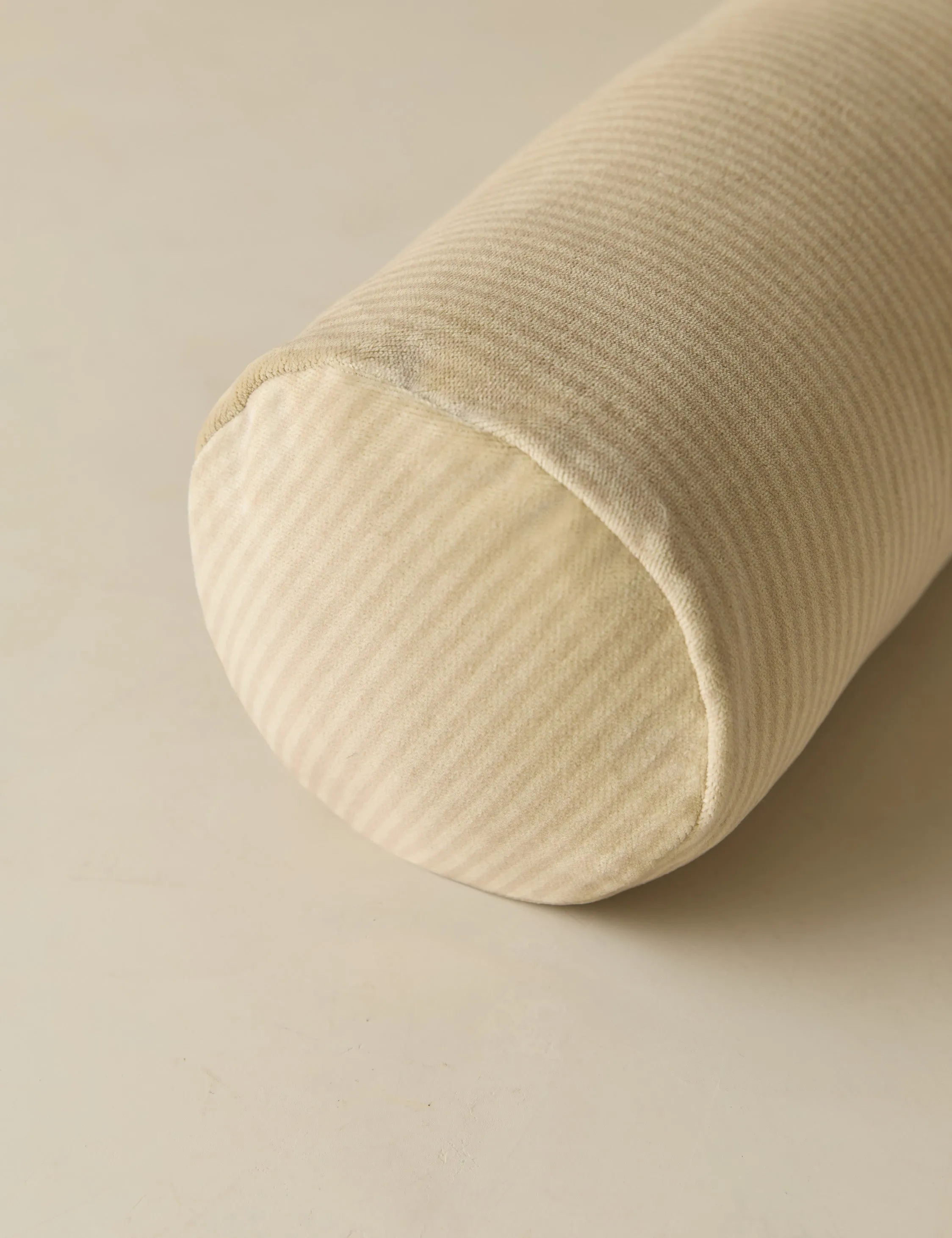 Striped Velvet Long Bolster Pillow by Sarah Sherman Samuel Lulu and Georgia