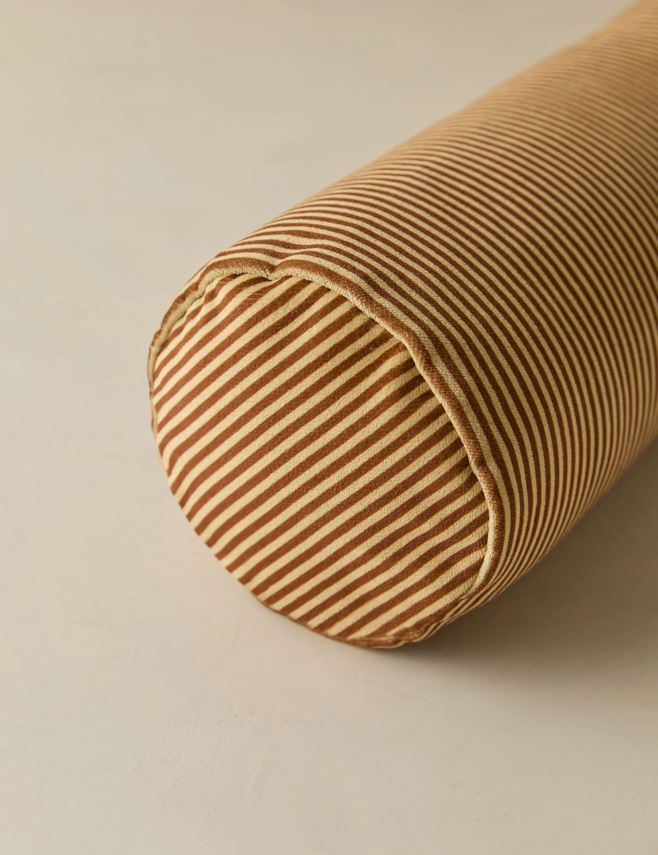 Striped Velvet Long Bolster Pillow by Sarah Sherman Samuel Lulu and Georgia