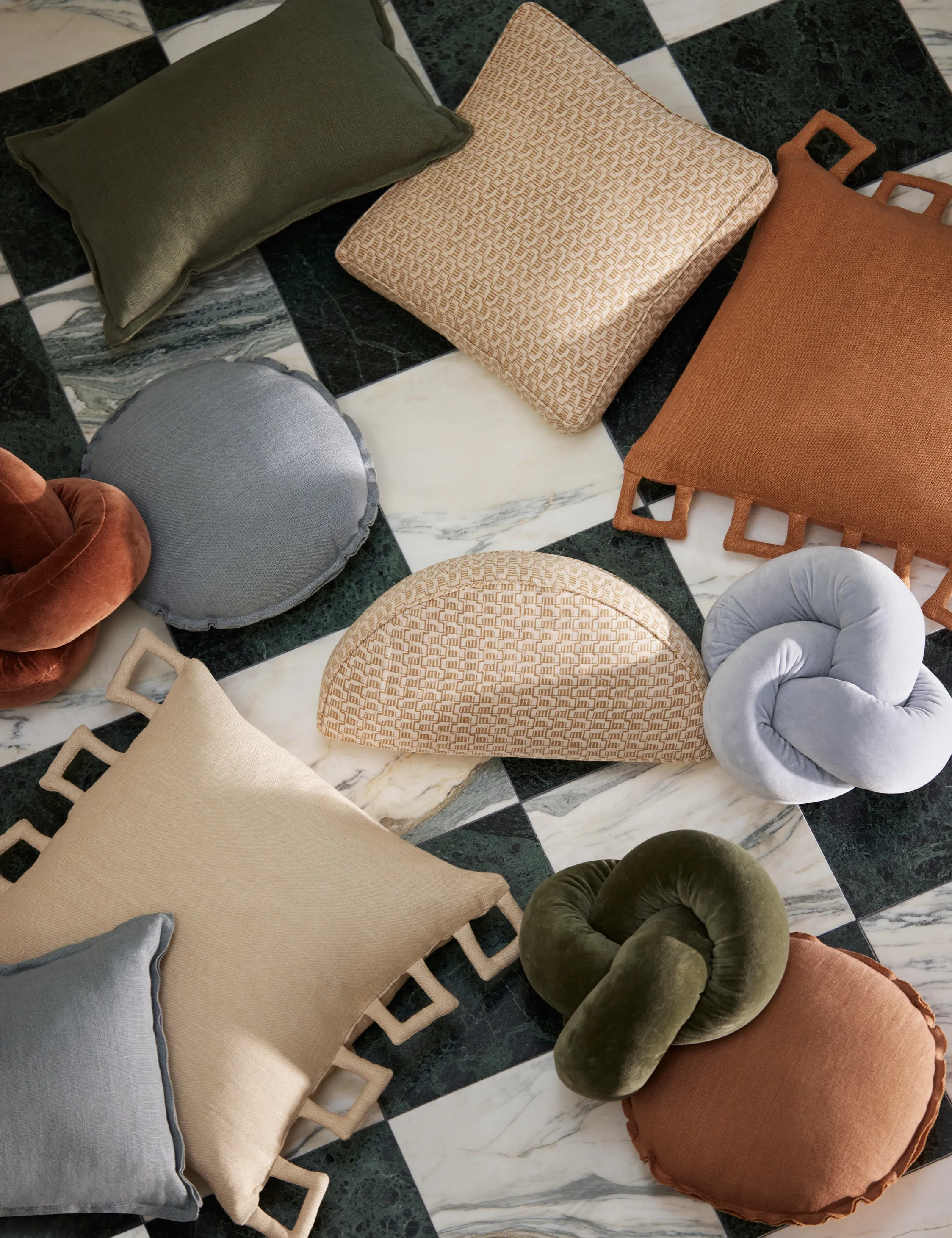 Sweeney Half-Disc Pillow Lulu and Georgia