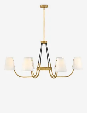 Teague Linear Chandelier Lulu and Georgia