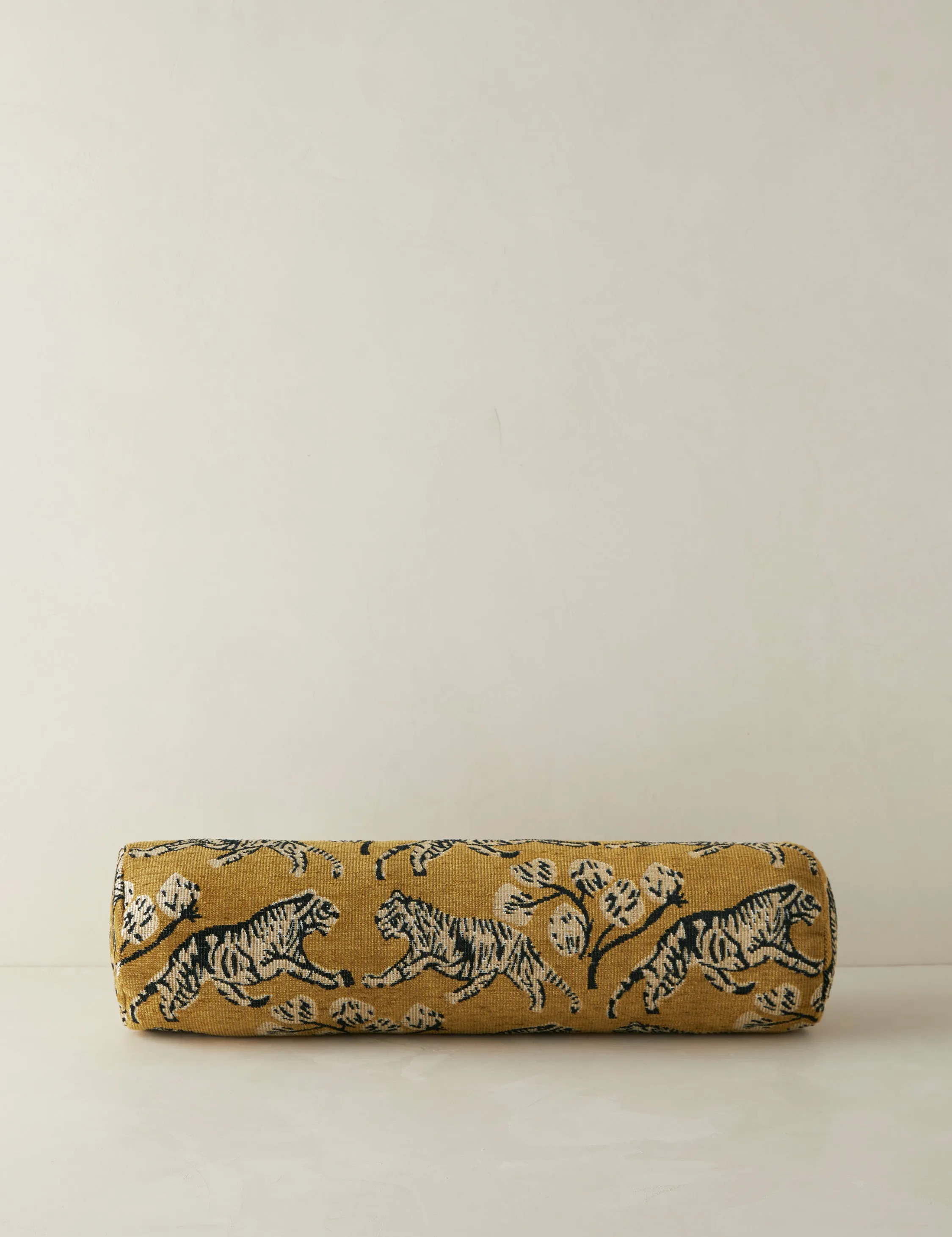 Tiger Jacquard Bolster Pillow by Sarah Sherman Samuel Lulu and Georgia