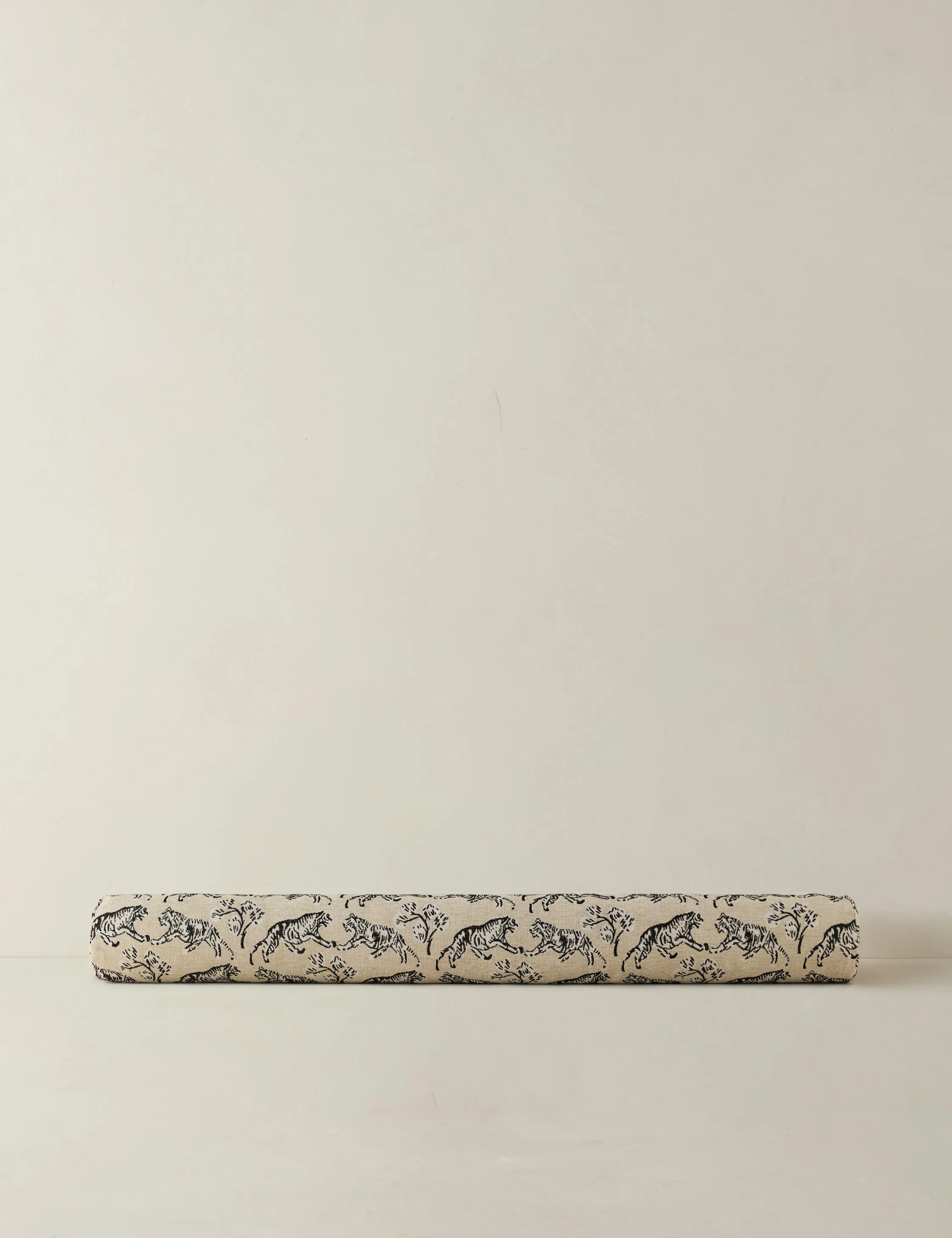Tiger Jacquard Long Bolster Pillow by Sarah Sherman Samuel Lulu and Georgia