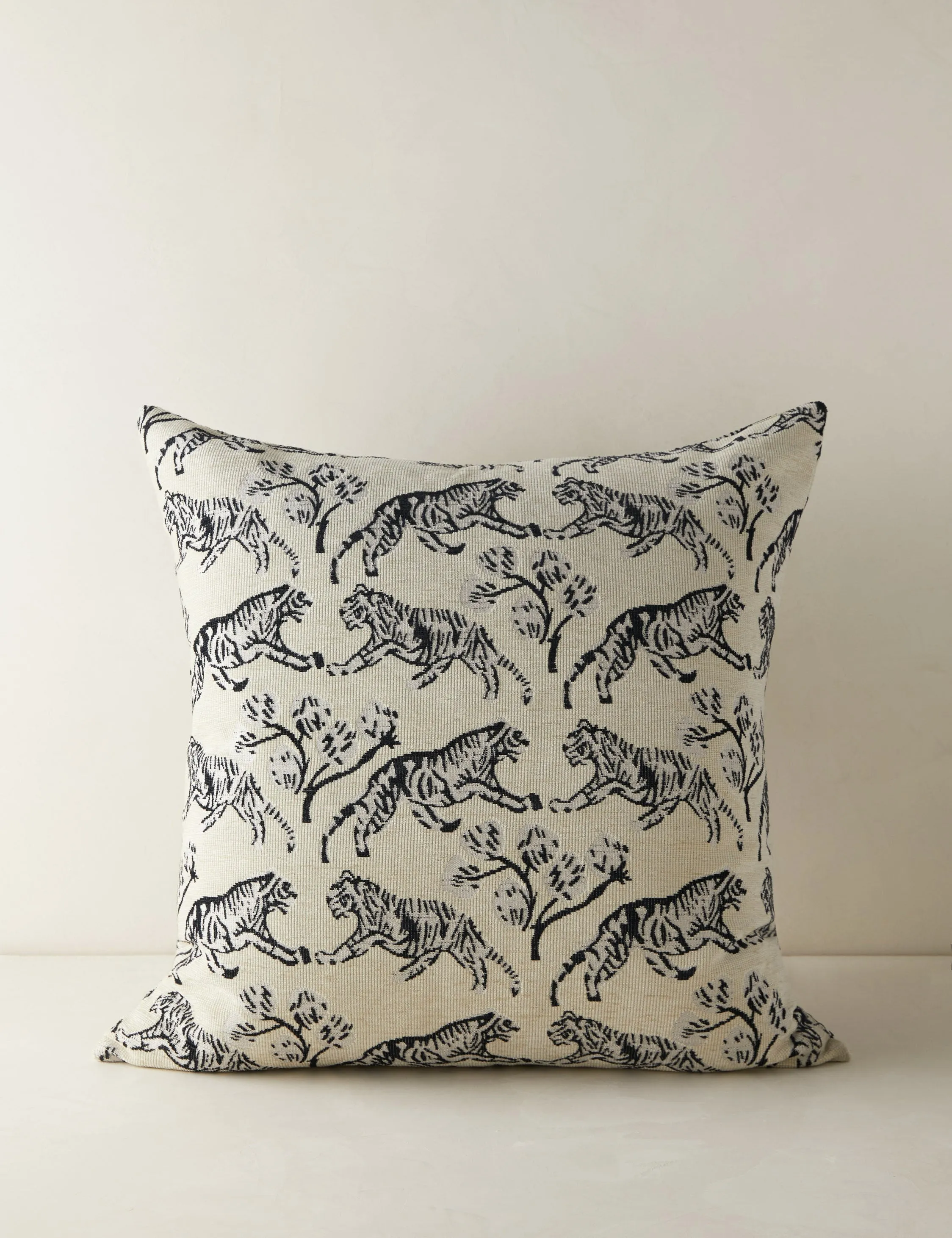 Tiger Jacquard Pillow by Sarah Sherman Samuel Lulu and Georgia