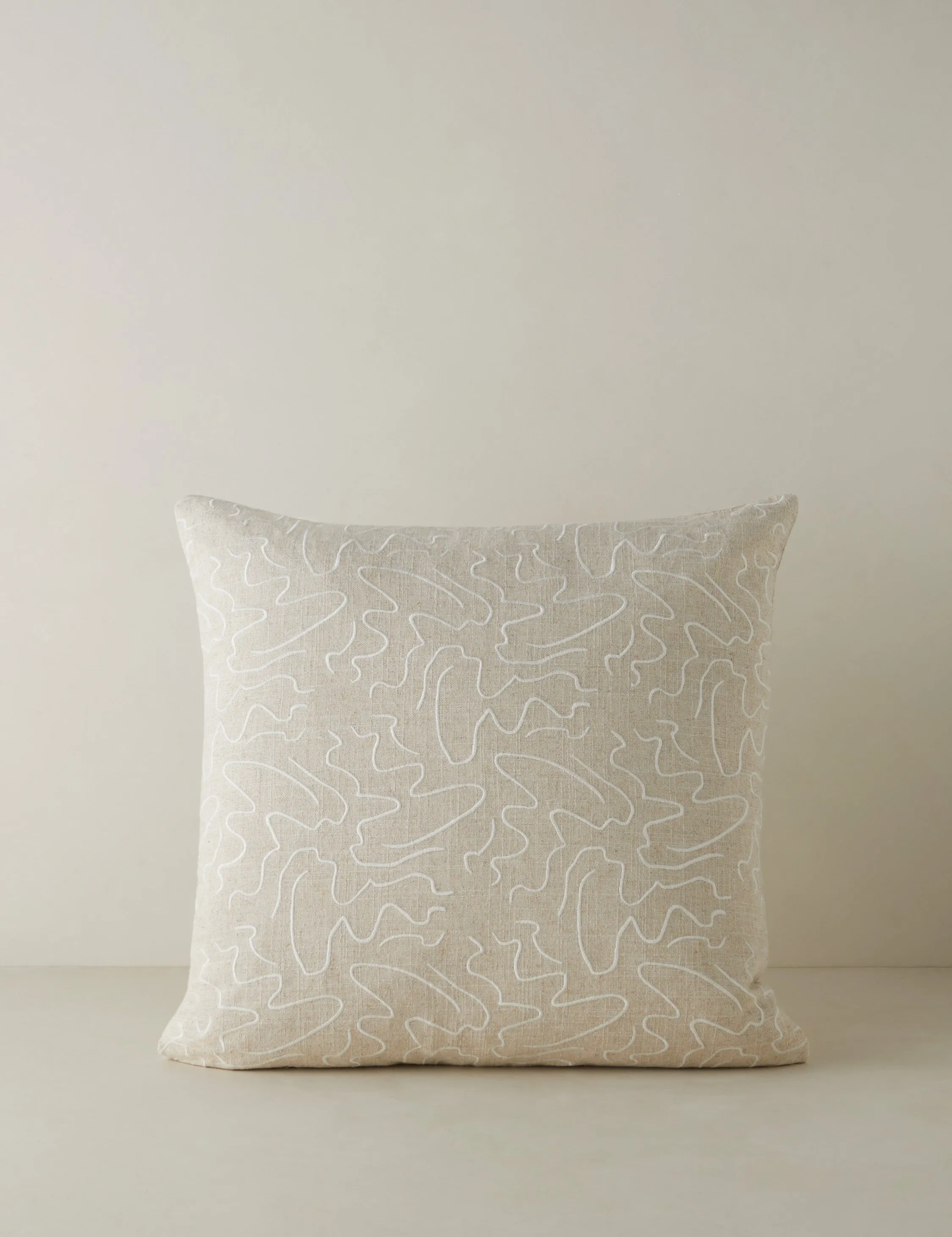 Topos Embroidered Pillow by Élan Byrd Lulu and Georgia