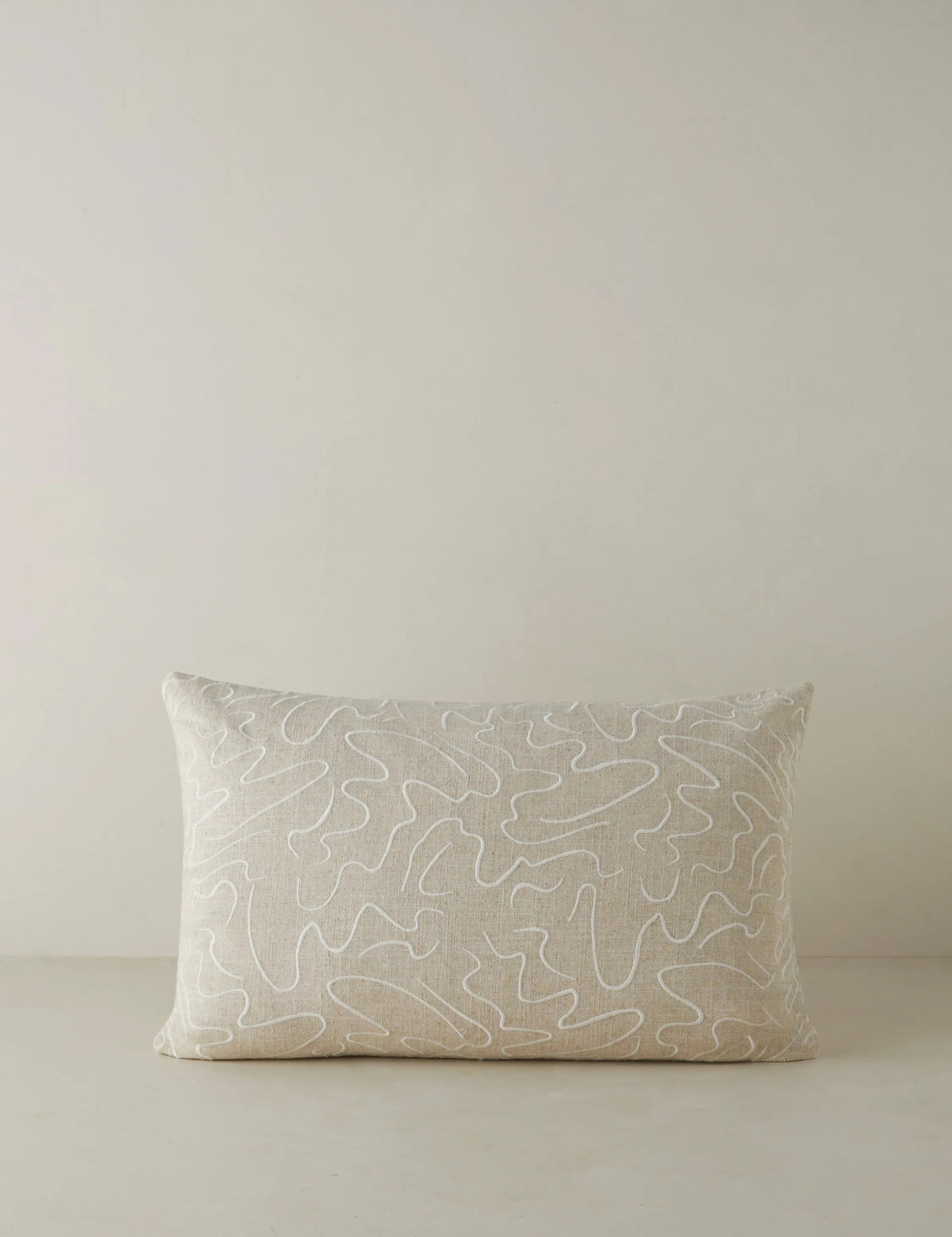Topos Embroidered Pillow by Élan Byrd Lulu and Georgia
