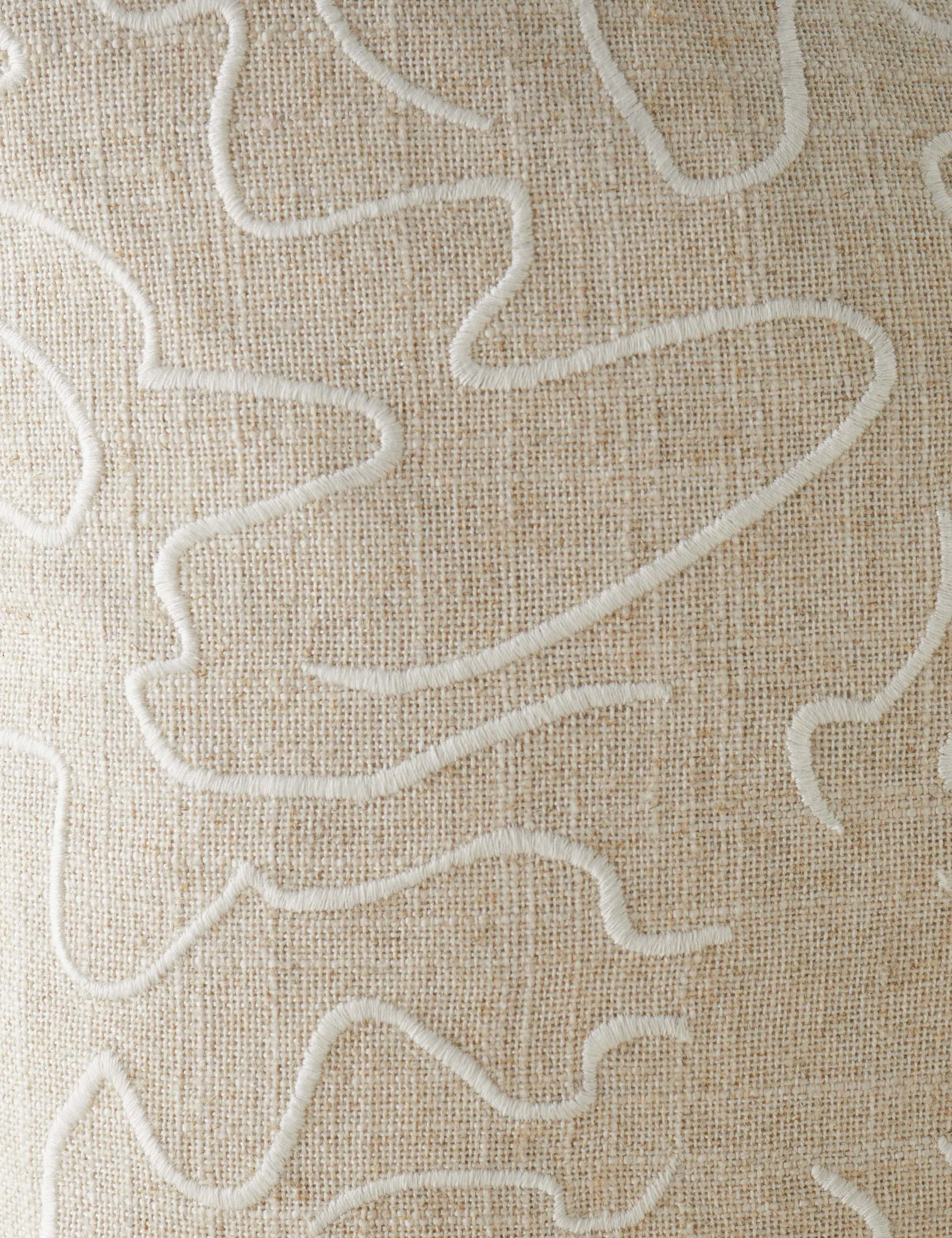 Topos Embroidered Pillow by Élan Byrd Lulu and Georgia