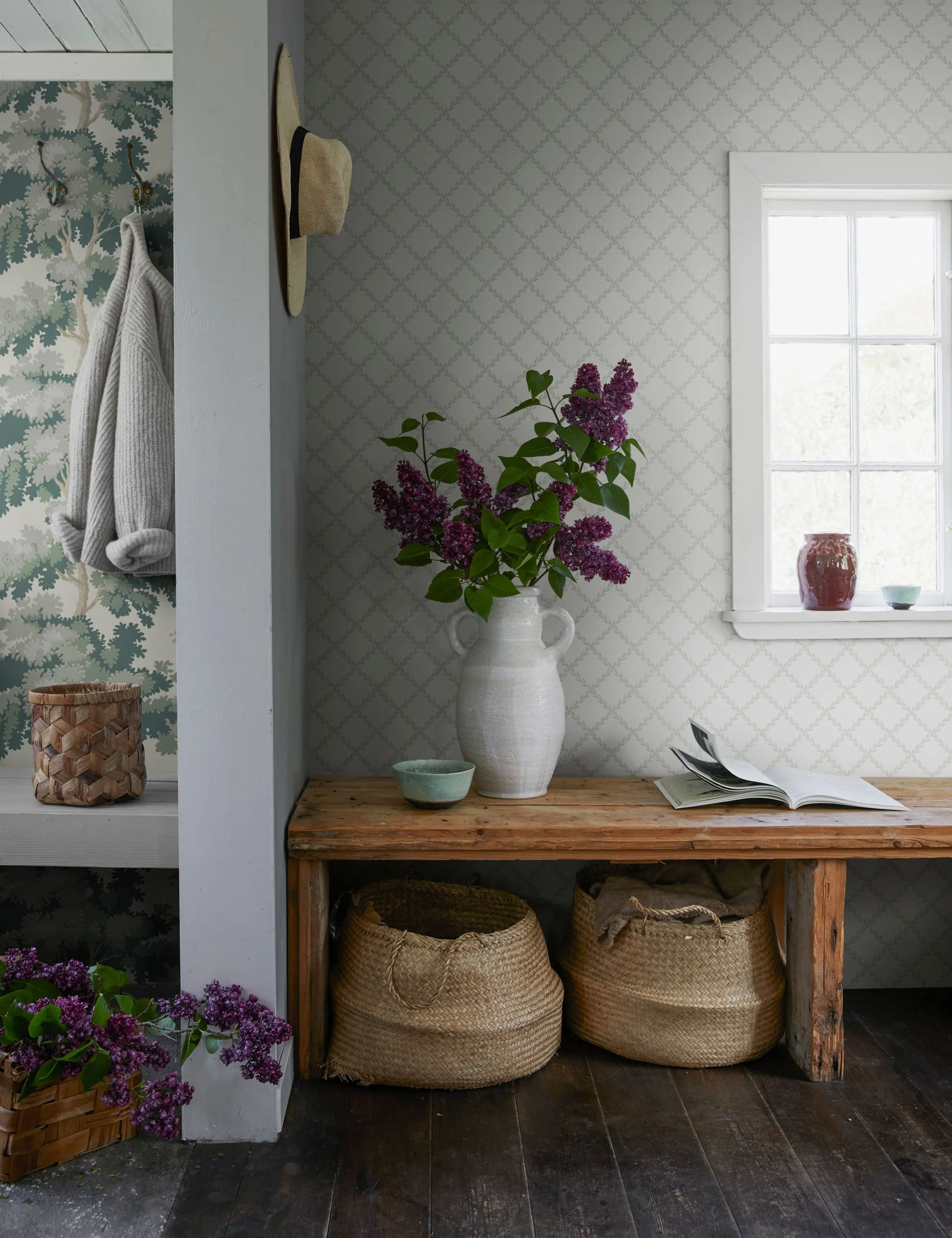 Trellis Wallpaper by Scalamandre Lulu and Georgia
