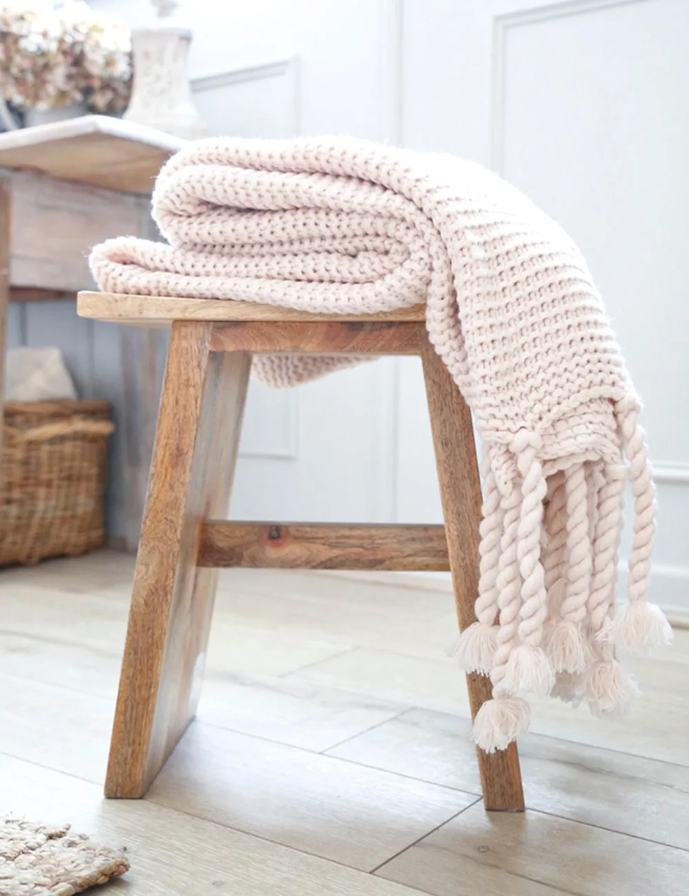Trestles Chunky Knit Throw by Pom Pom at Home Lulu and Georgia