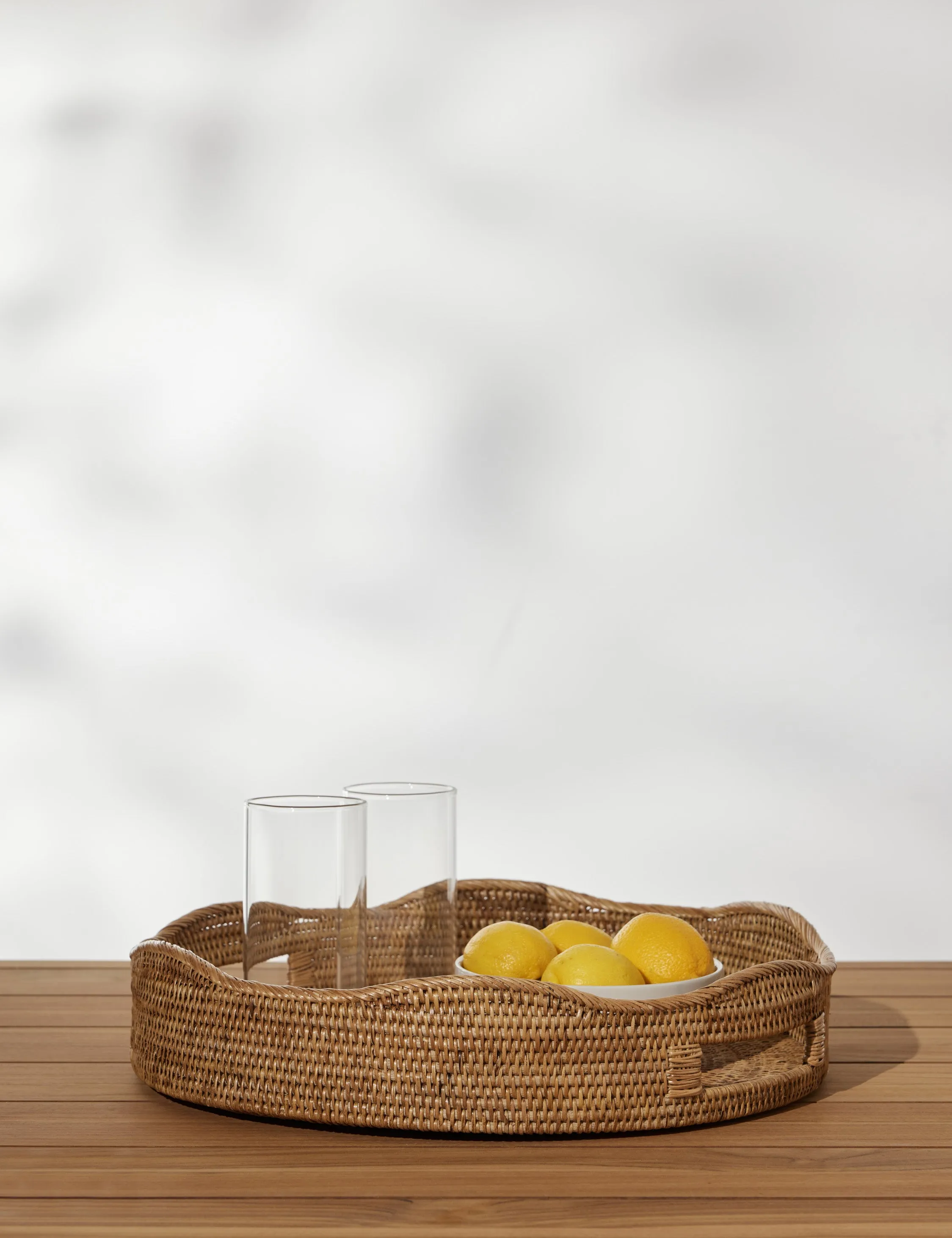 Tyna Rattan Tray Lulu and Georgia