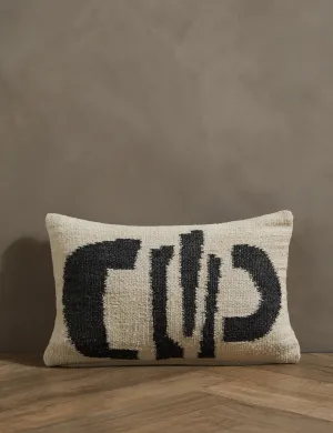 Vela Hemp Lumbar Pillow by Hadiya Williams Lulu and Georgia
