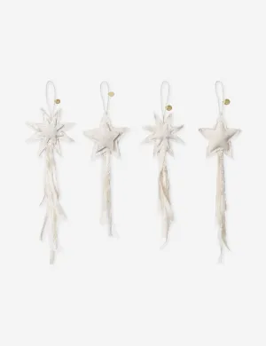 Vela Star Ornaments (Set of 4) by Ferm Living Lulu and Georgia