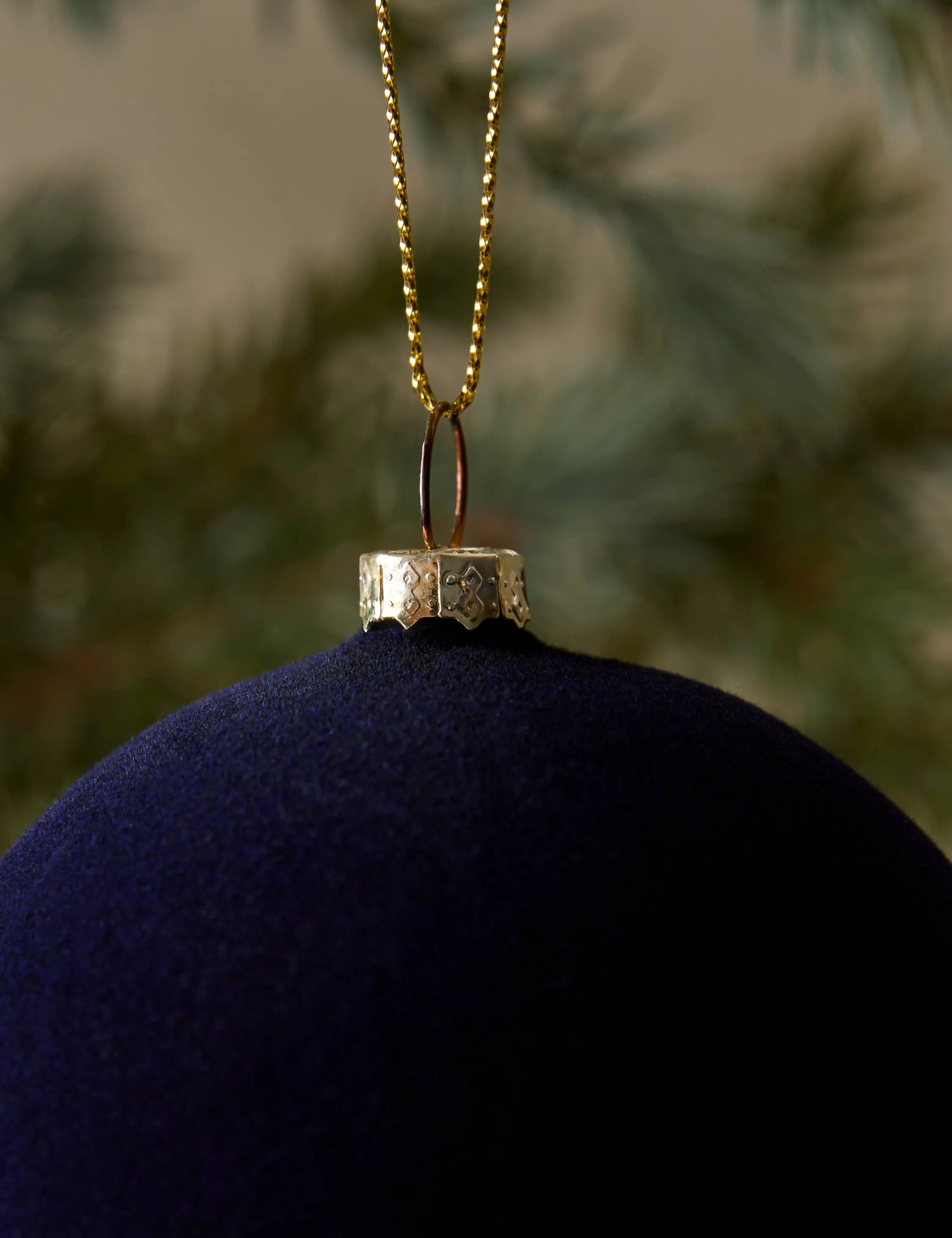 Velvet Ball Ornament (Set of 2) by Cody Foster and Co Lulu and Georgia