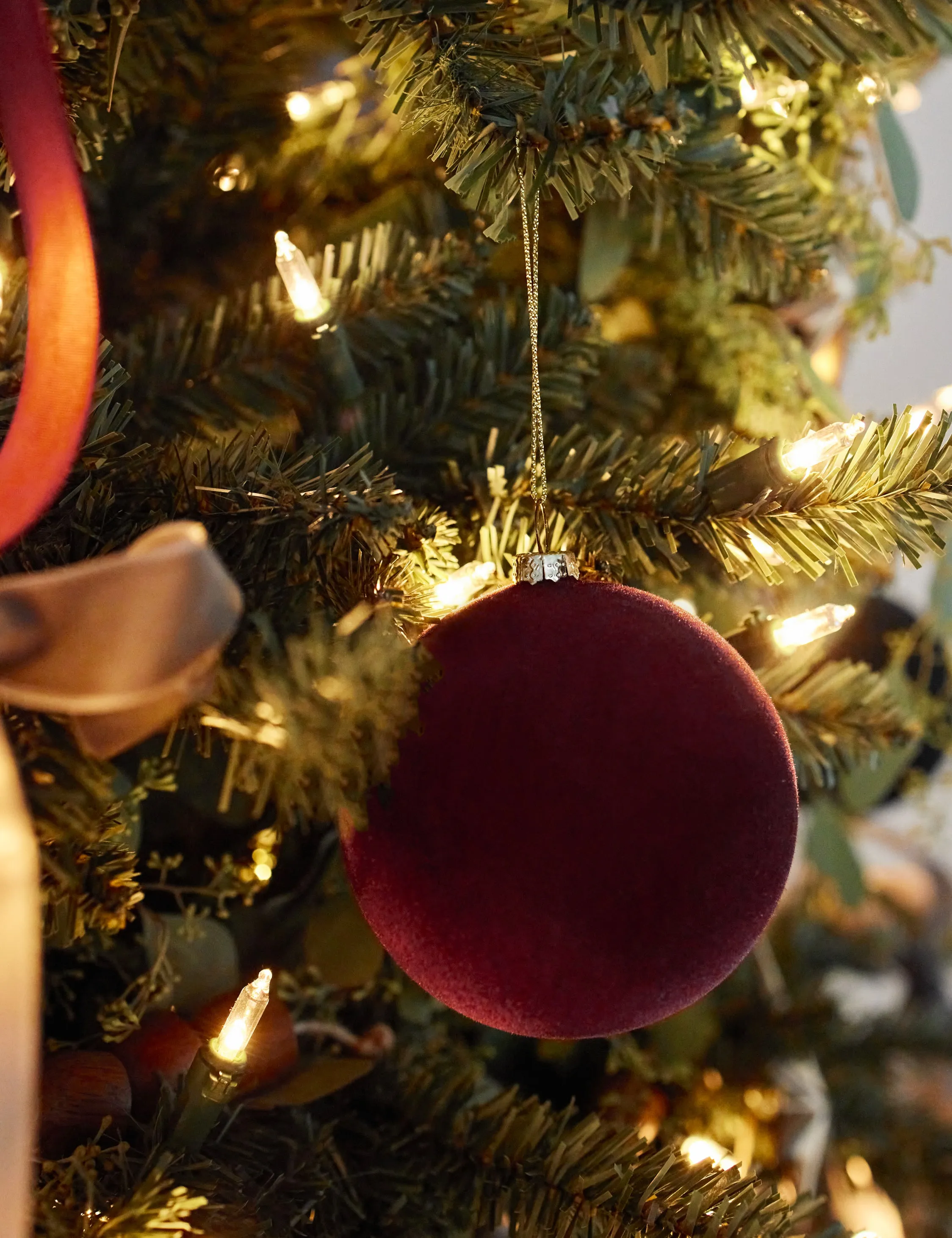 Velvet Ball Ornament (Set of 2) by Cody Foster and Co Lulu and Georgia