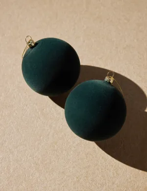 Velvet Ball Ornament (Set of 2) by Cody Foster and Co Lulu and Georgia