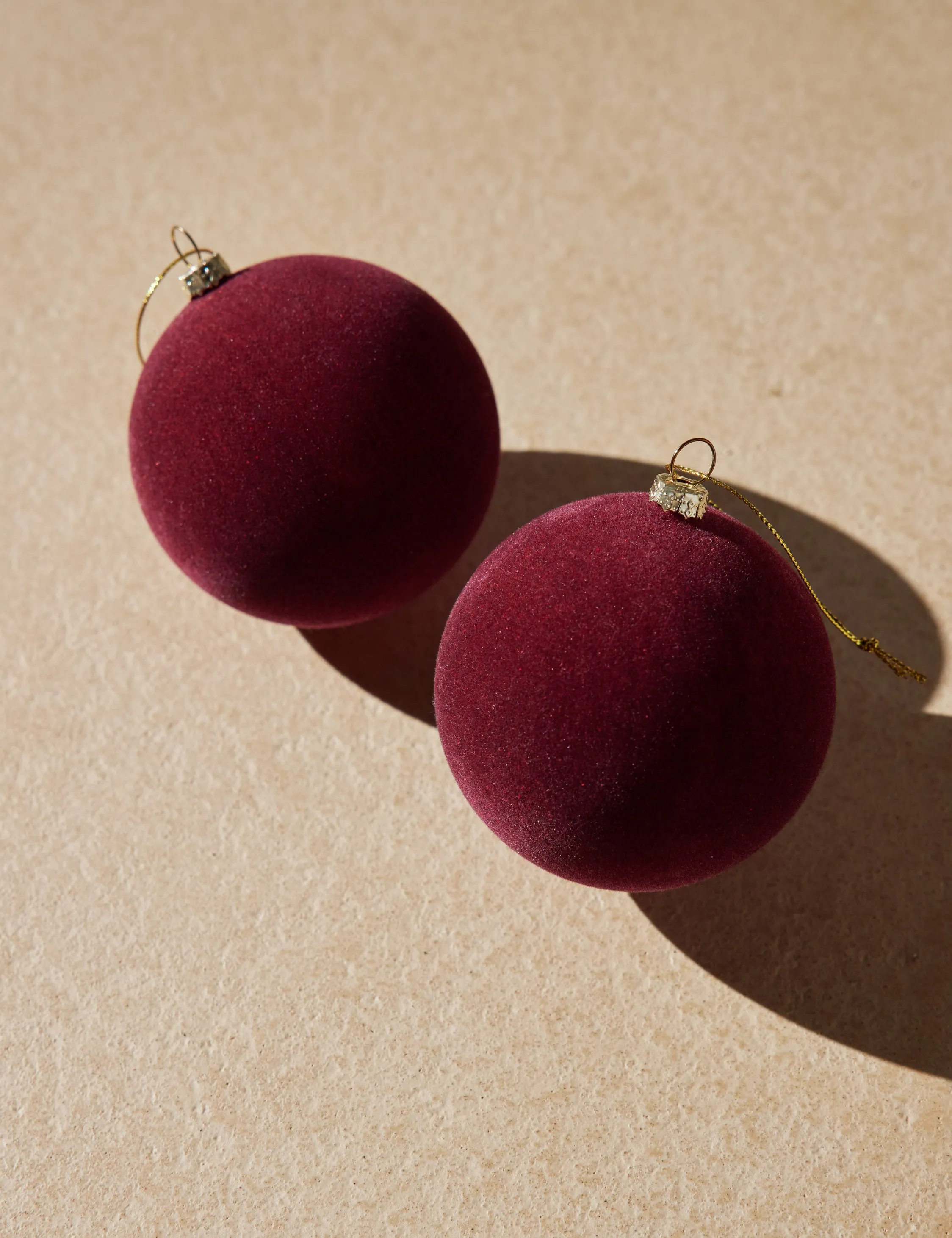 Velvet Ball Ornament (Set of 2) by Cody Foster and Co Lulu and Georgia