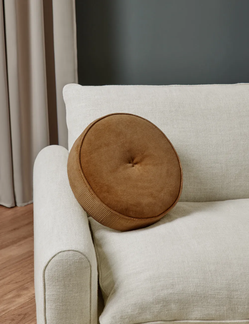 Velvet Disc Pillow by Sarah Sherman Samuel Lulu and Georgia
