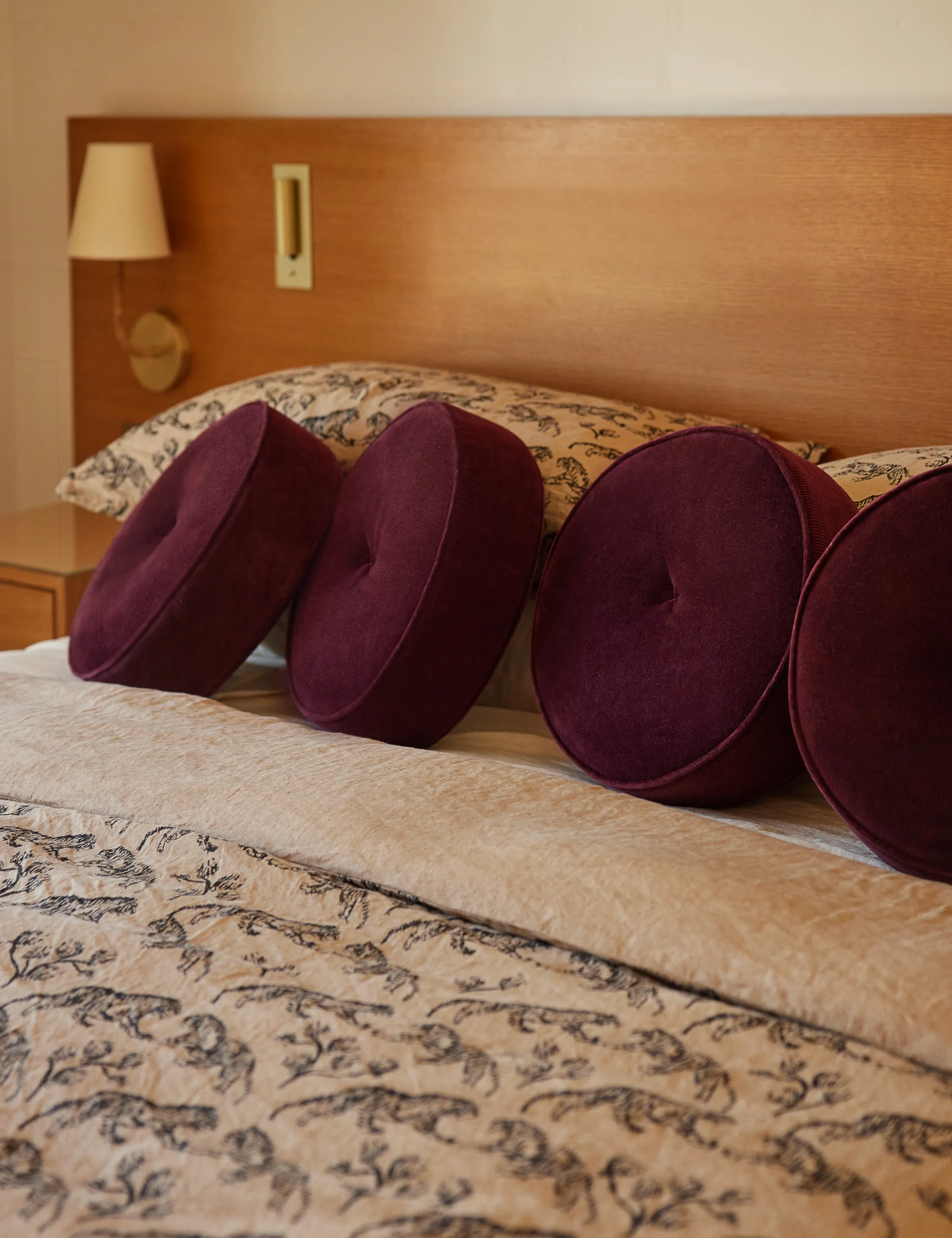 Velvet Disc Pillow by Sarah Sherman Samuel Lulu and Georgia