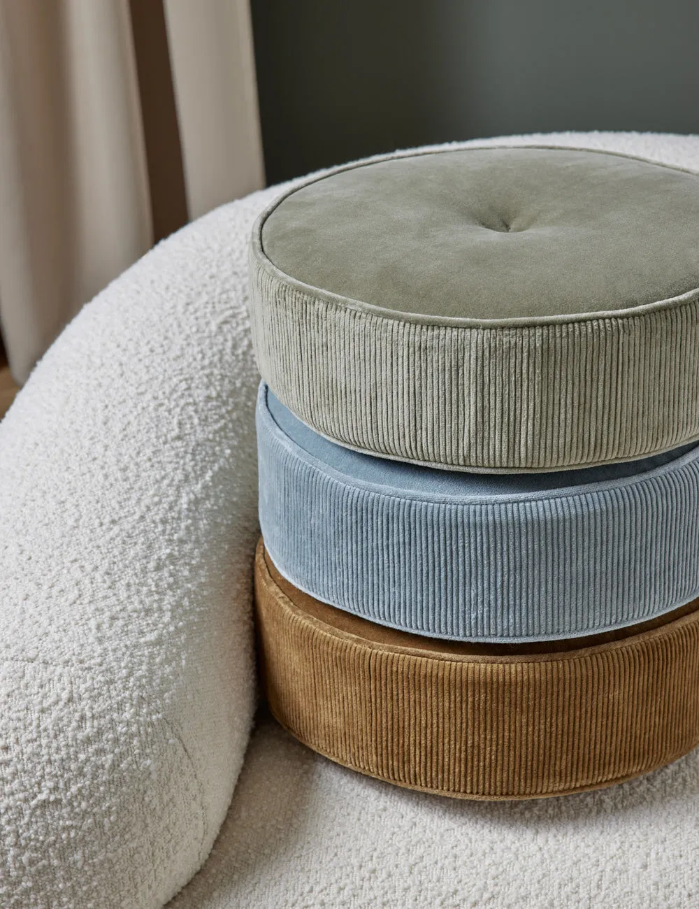 Velvet Disc Pillow by Sarah Sherman Samuel Lulu and Georgia