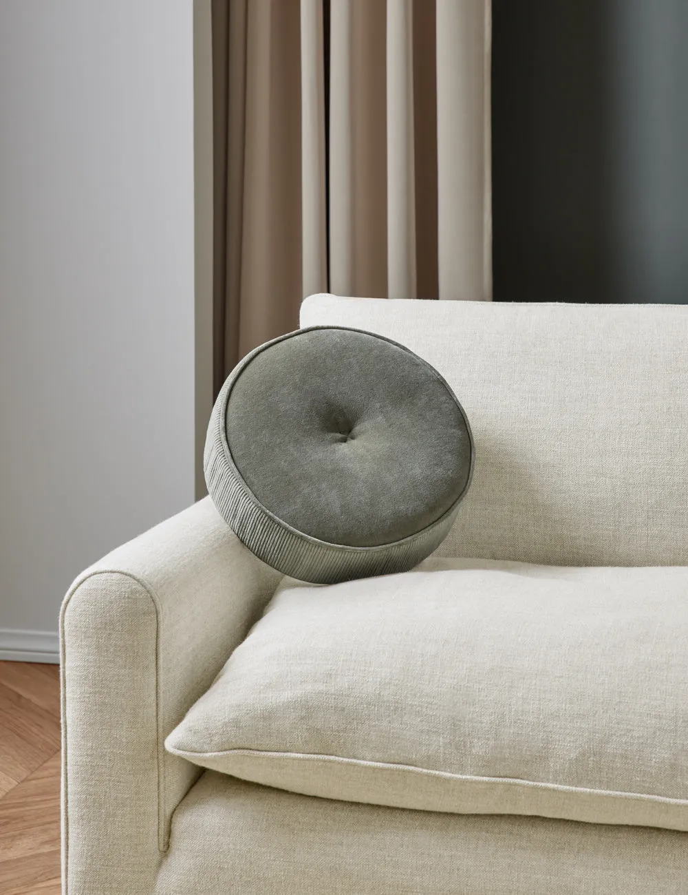 Velvet Disc Pillow by Sarah Sherman Samuel Lulu and Georgia