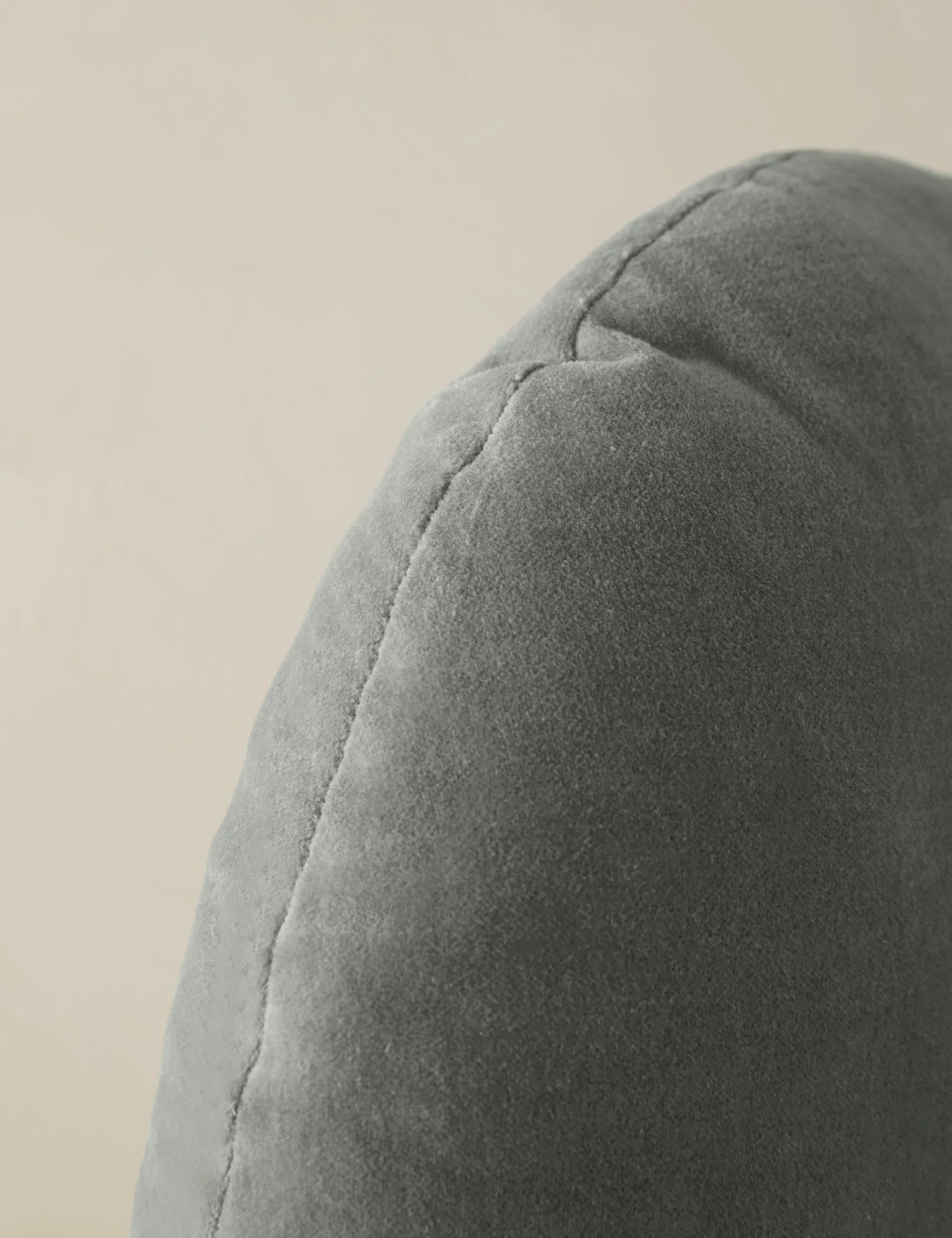 Velvet Round Pillow by Sarah Sherman Samuel Lulu and Georgia